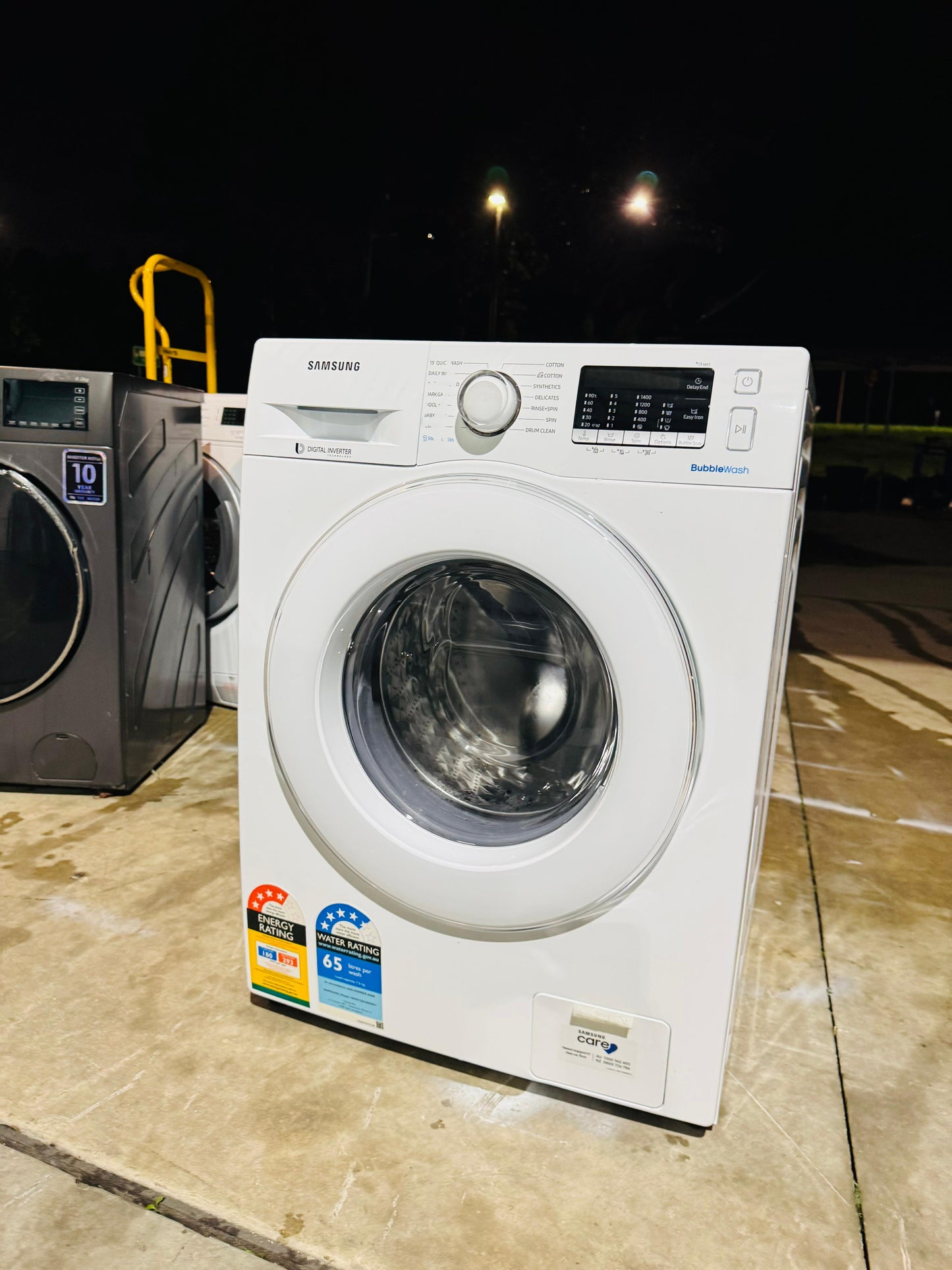**SAMSUNG 7.5KGS FRONT LOADER WASHING MACHINE**