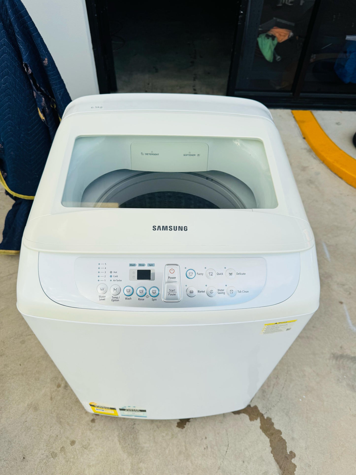 **SAMSUNG 6.5 KGS TOP LOADER WASHING MACHINE**