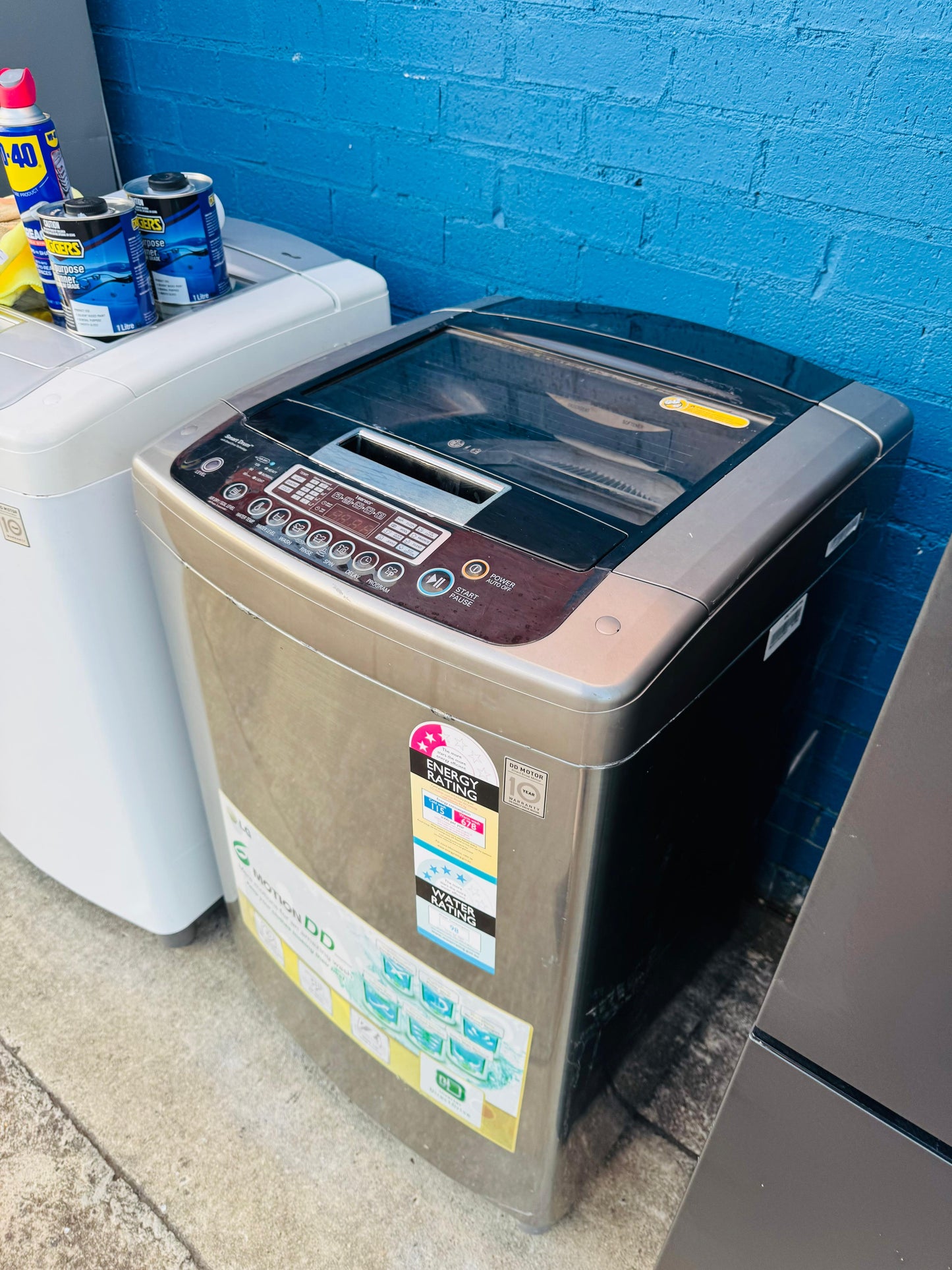**LG 9.5KGS TOP LOADER WASHING MACHINE**
