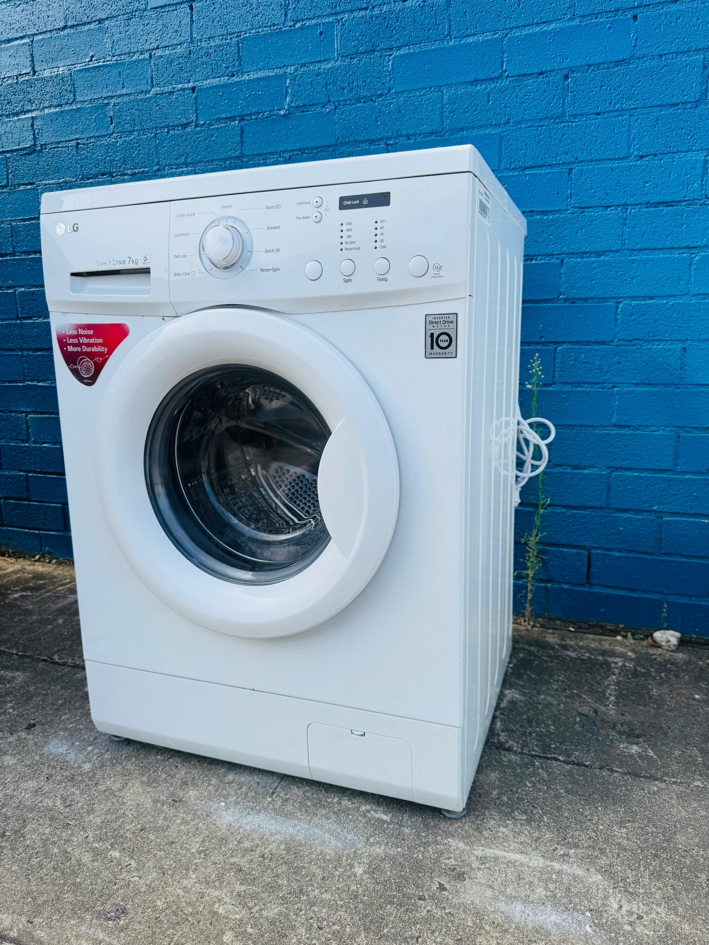 **LG 7KGS FRONT LOADER WASHING MACHINE**