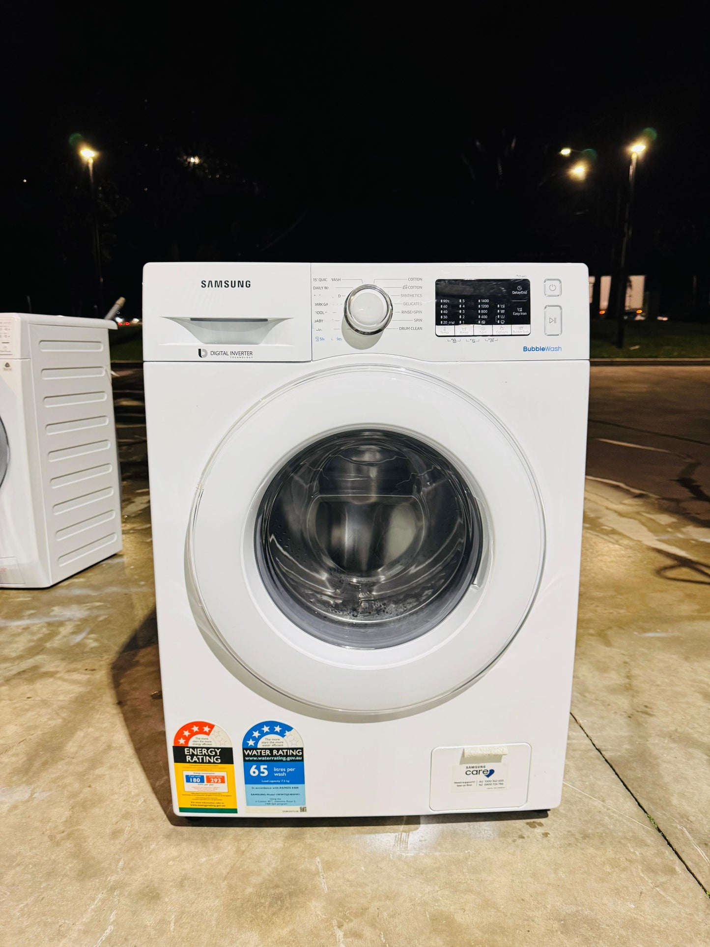 **SAMSUNG 7.5KGS FRONT LOADER WASHING MACHINE**