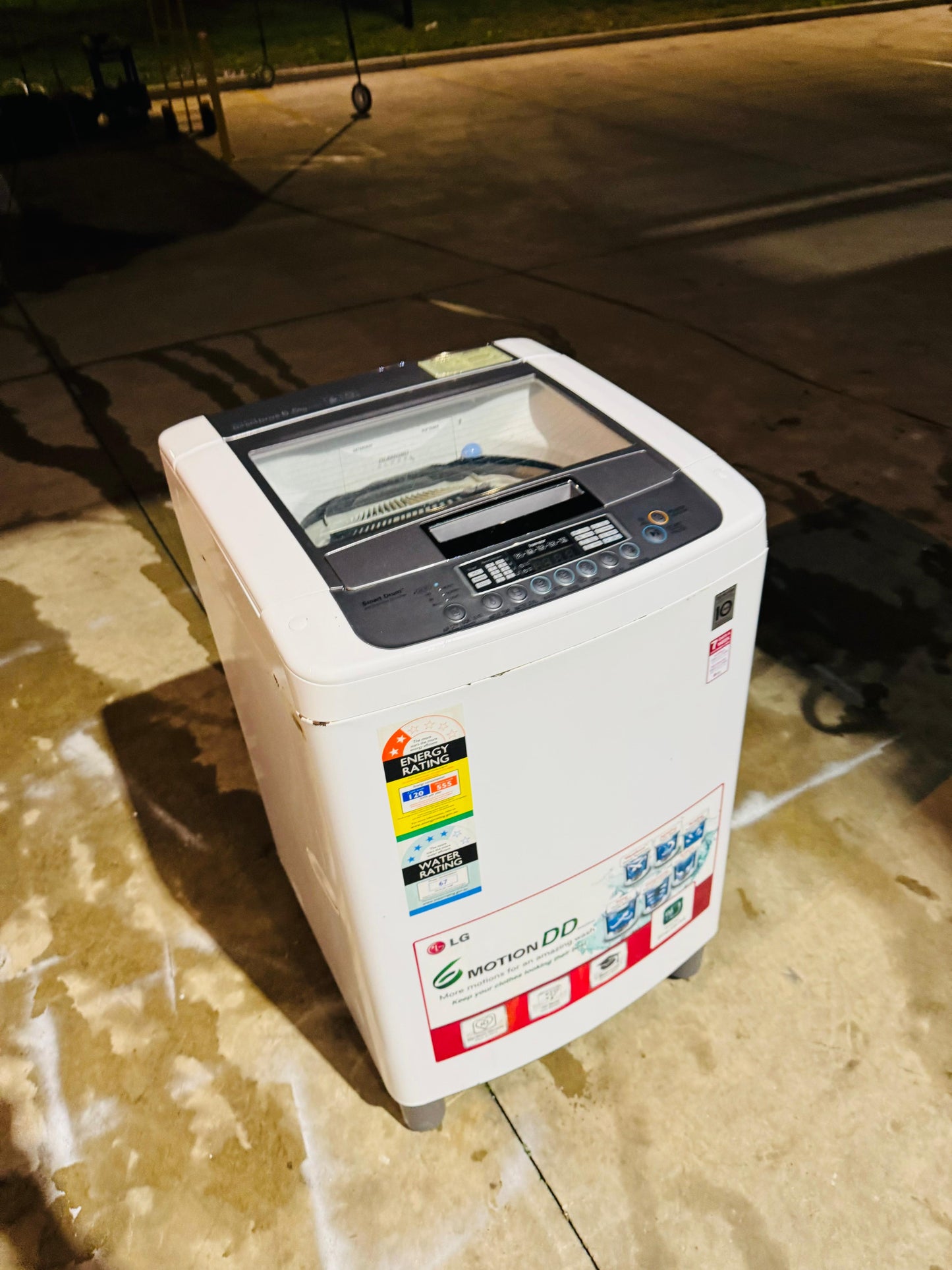 **LG 6.5 KGS TOP LOADER WASHING MACHINE**