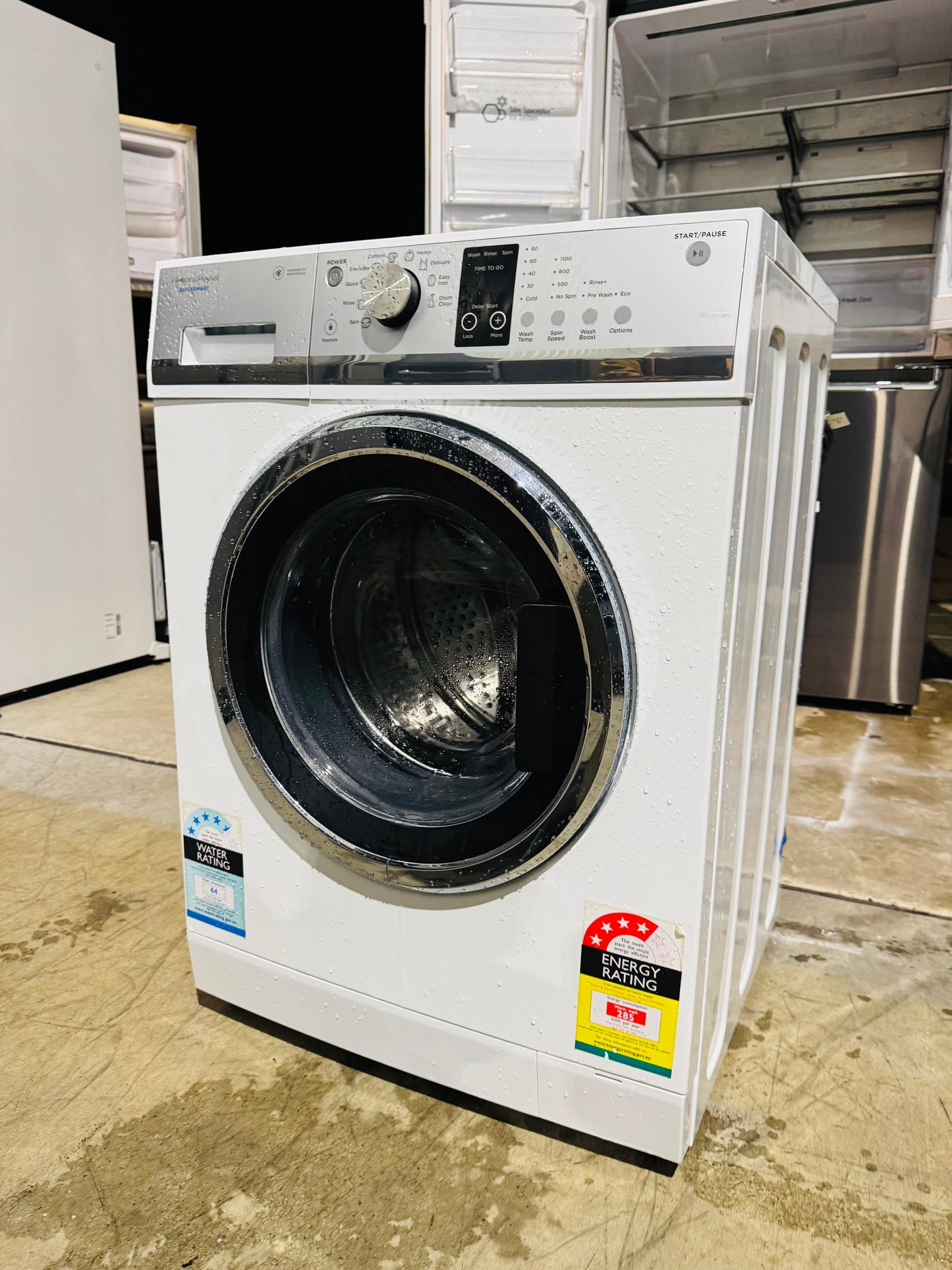 **FISHER & PAYKEL 7.5KGS FRONT LOADER WASHING MACHINE**