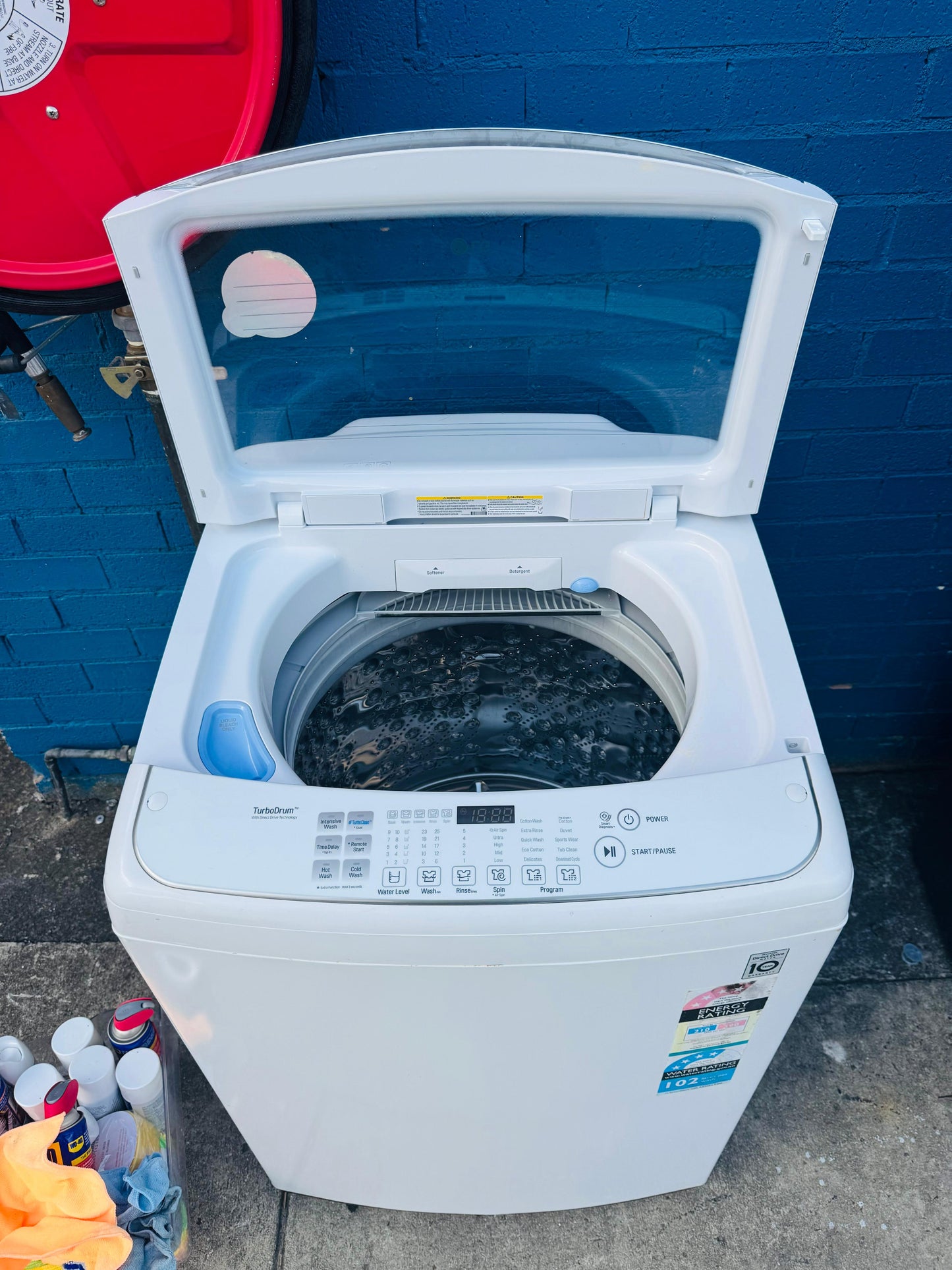 **LG 10 KGS TOP LOADER WASHING MACHINE**