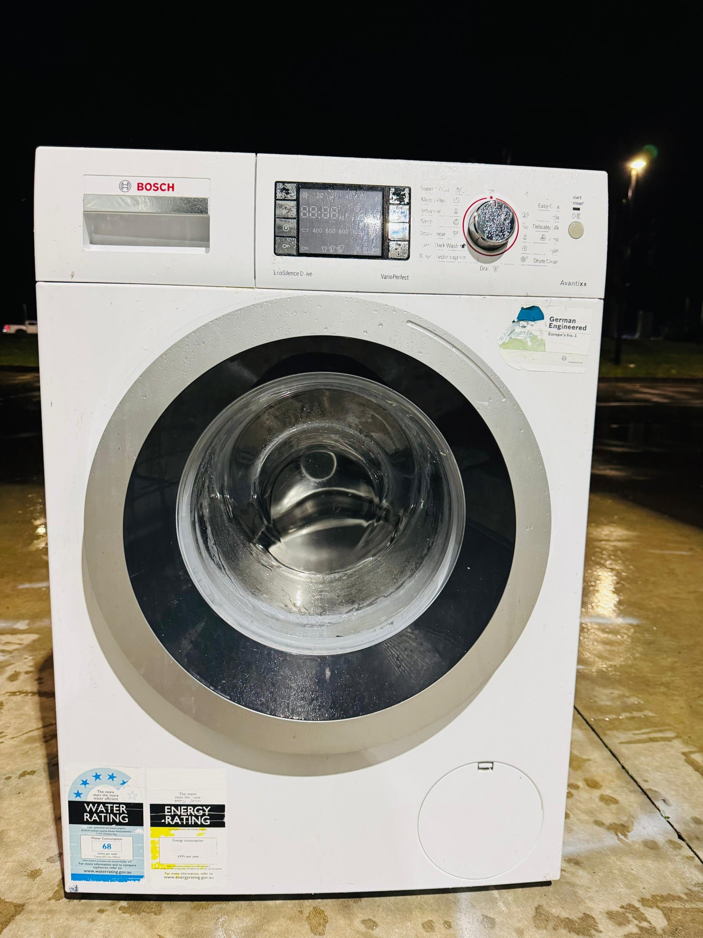 **BOSCH 8KGS FRONT LOADER WASHING MACHINE**