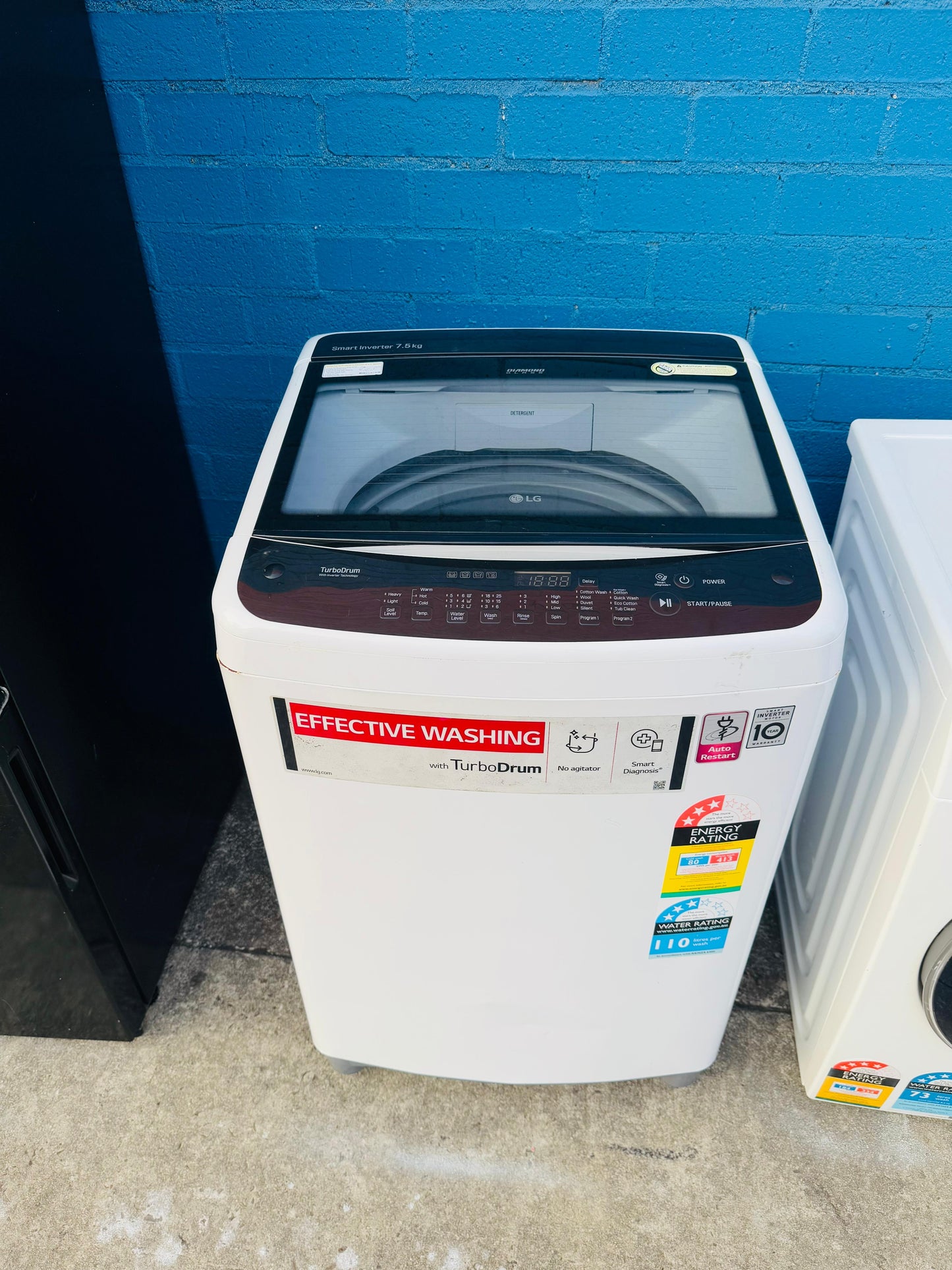 **LG 7.5 KGS TOP LOADER WASHING MACHINE**
