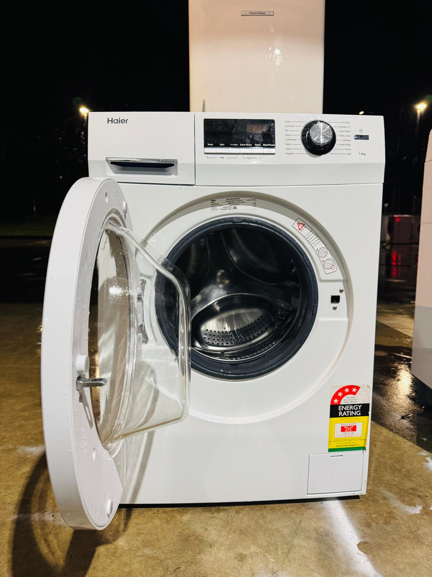 **HAIER 7.5KGS FRONT LOADER WASHING MACHINE**