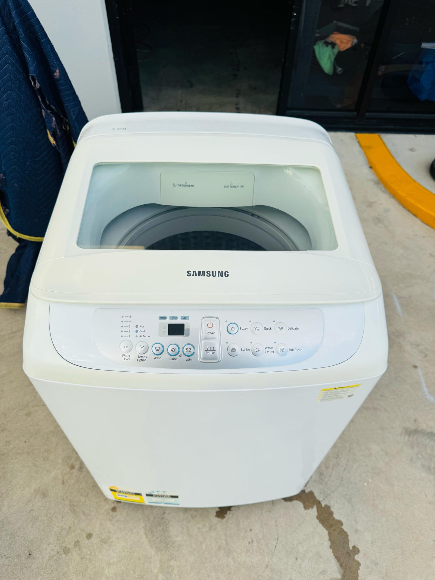 **SAMSUNG 6.5 KGS TOP LOADER WASHING MACHINE**
