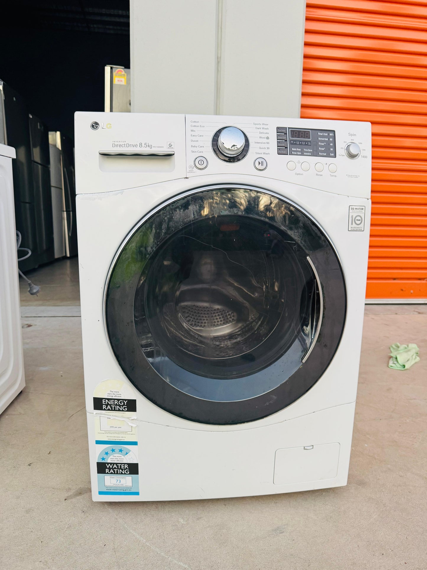 **LG 8.5KGS FRONT LOADER WASHING MACHINE**