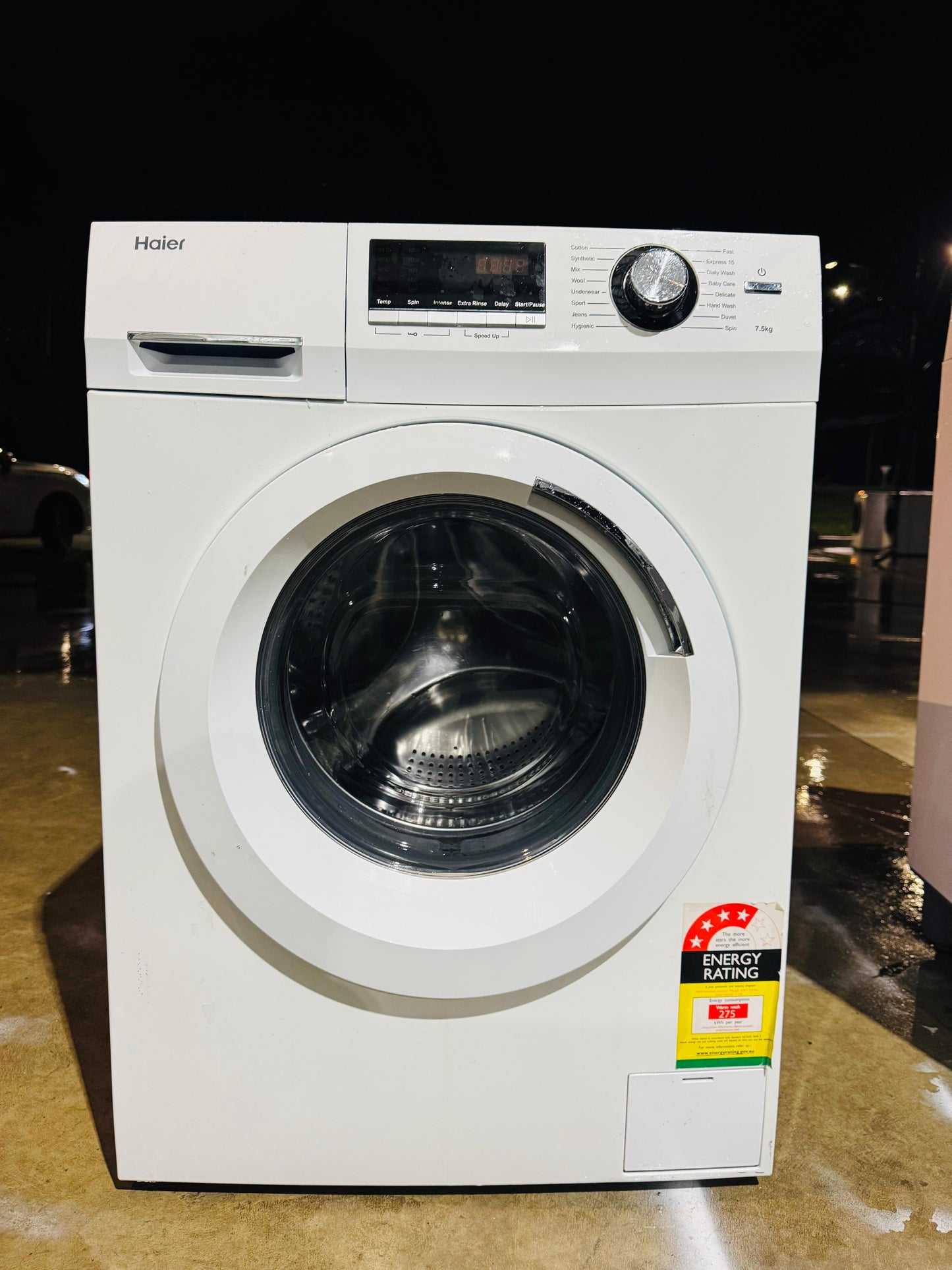 **HAIER 7.5KGS FRONT LOADER WASHING MACHINE**