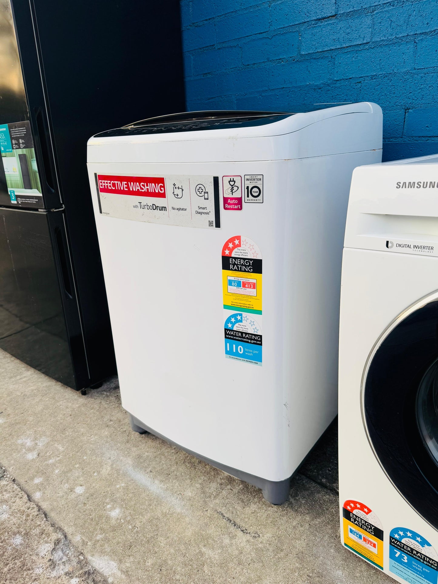 **LG 7.5 KGS TOP LOADER WASHING MACHINE**