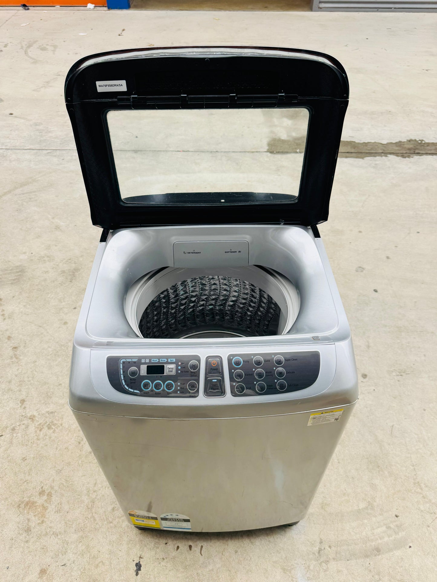 **SAMSUNG 7.5KGS TOP LOADER WASHING MACHINE**
