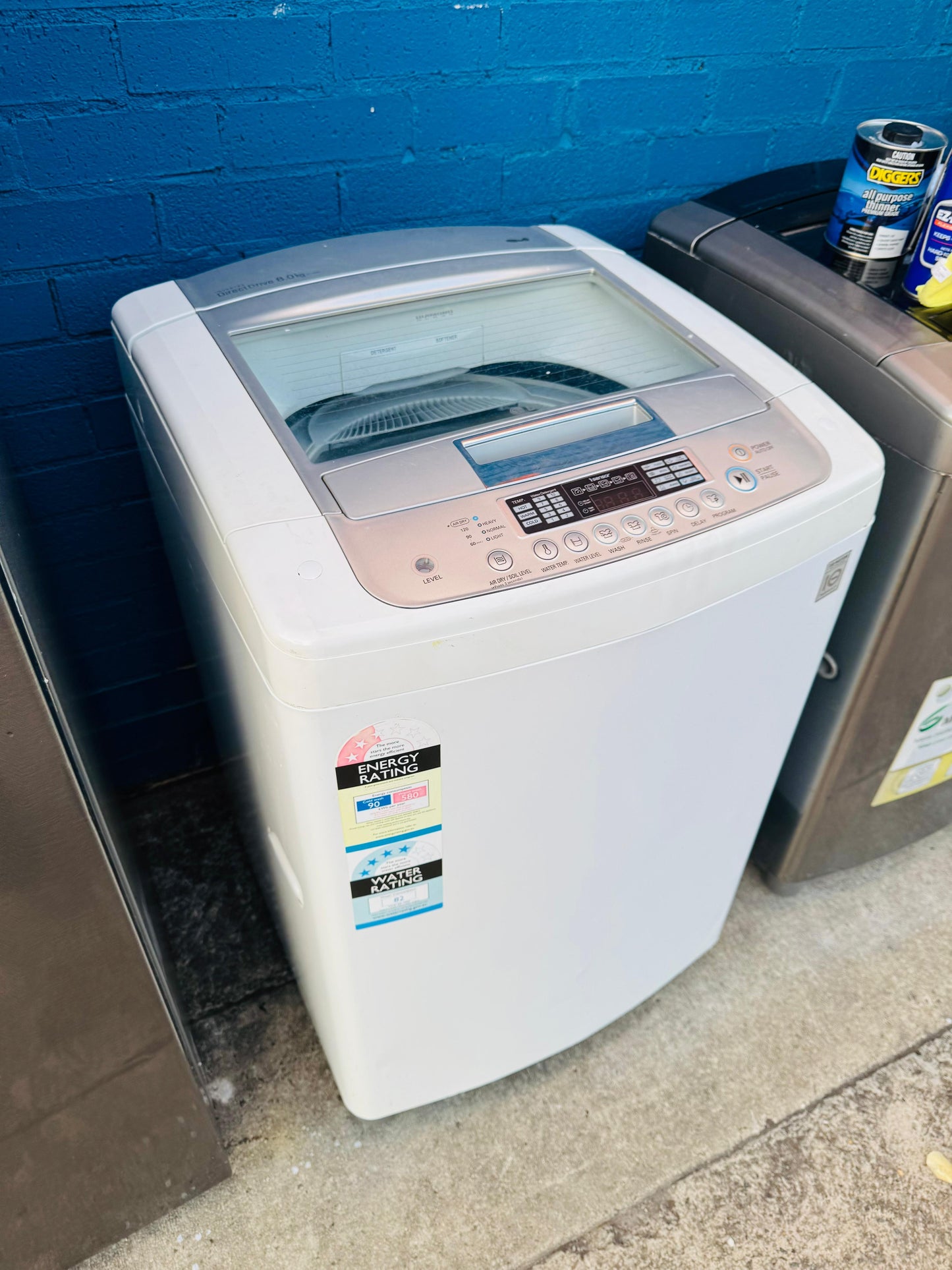 **LG 8KGS TOP LOADER WASHING MACHINE**