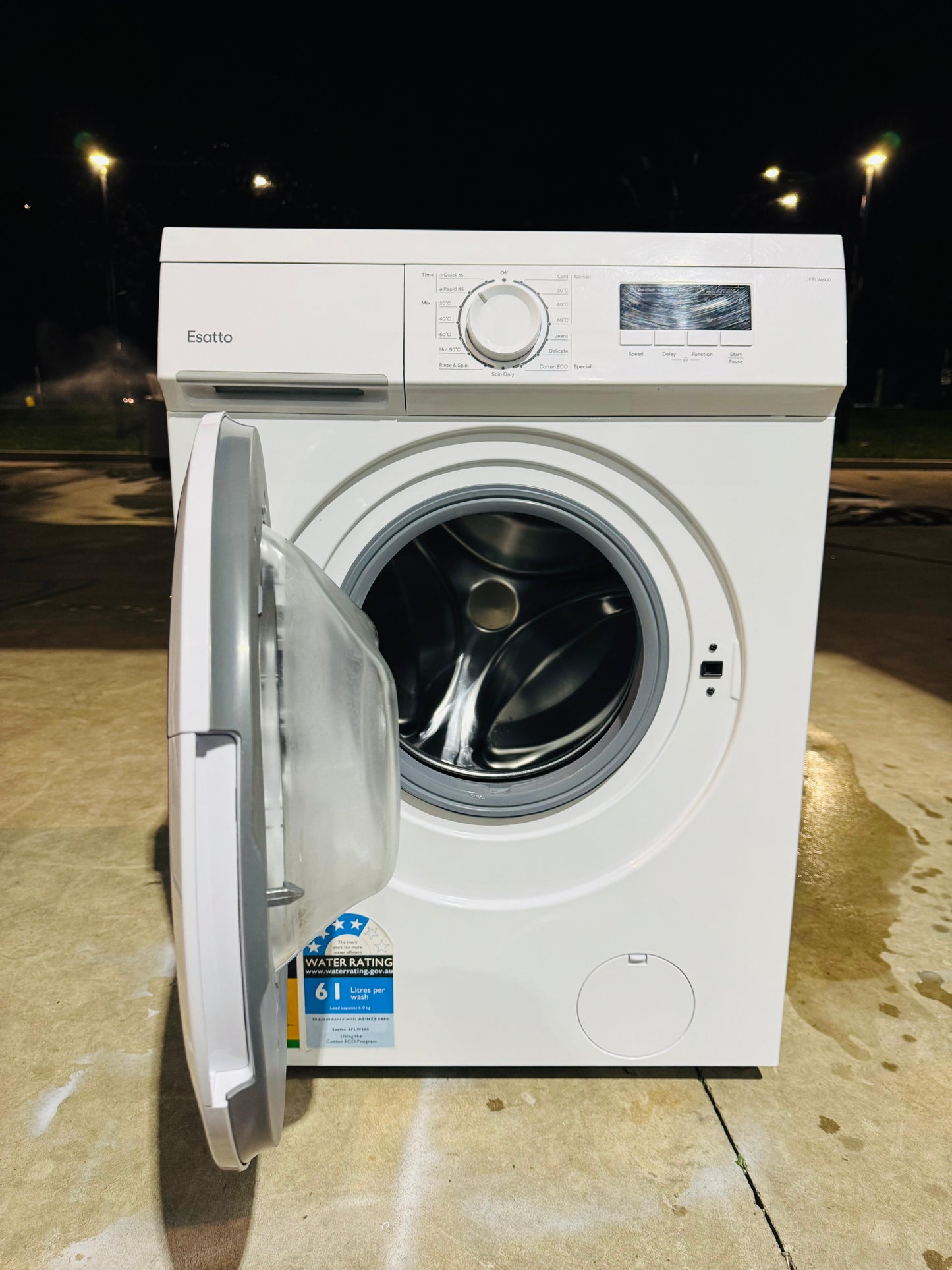 **ESATTO 6KGS FRONT LOADER WASHING MACHINE**