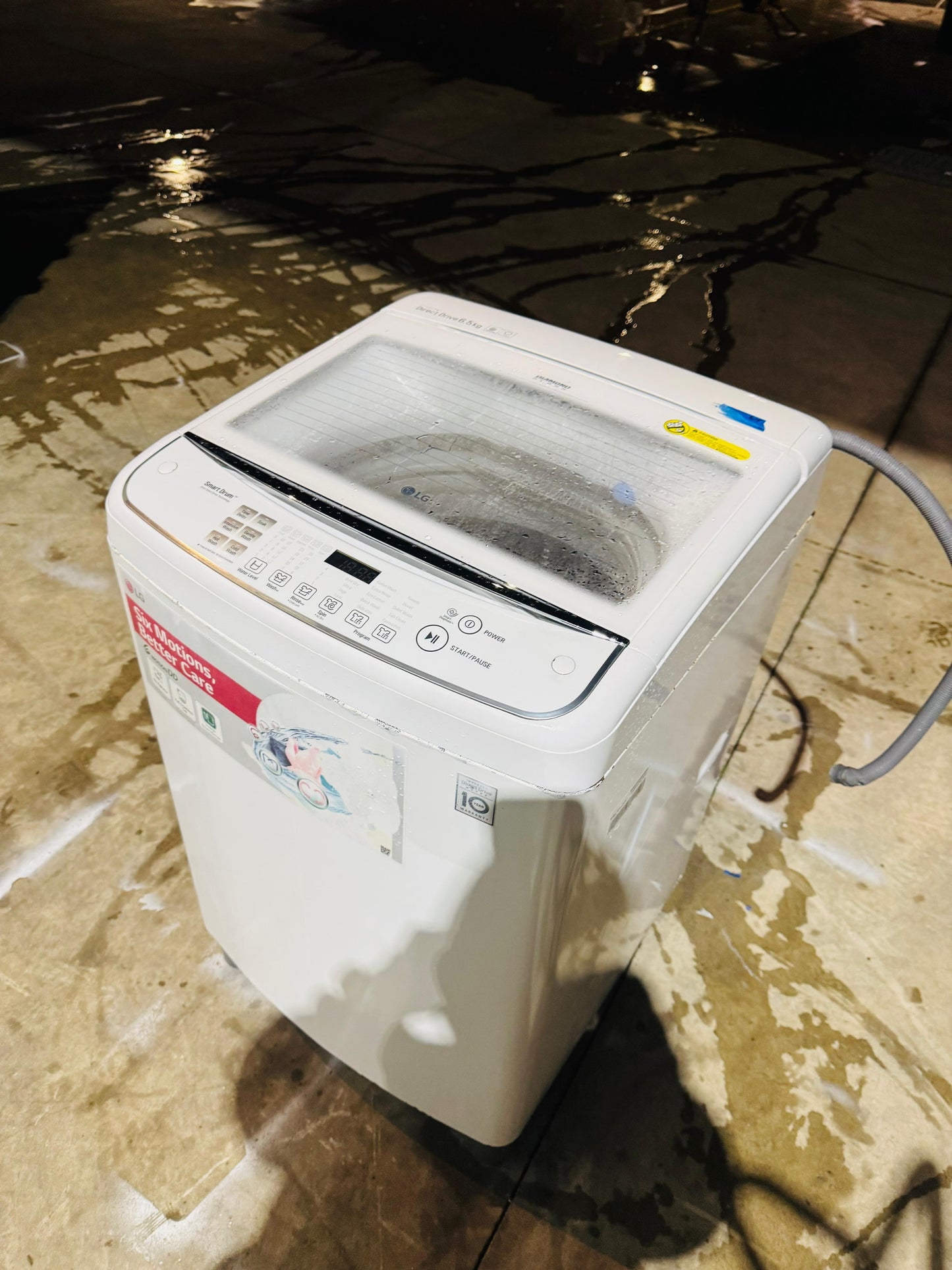 **LG 6.5 KGS TOP LOADER WASHING MACHINE**
