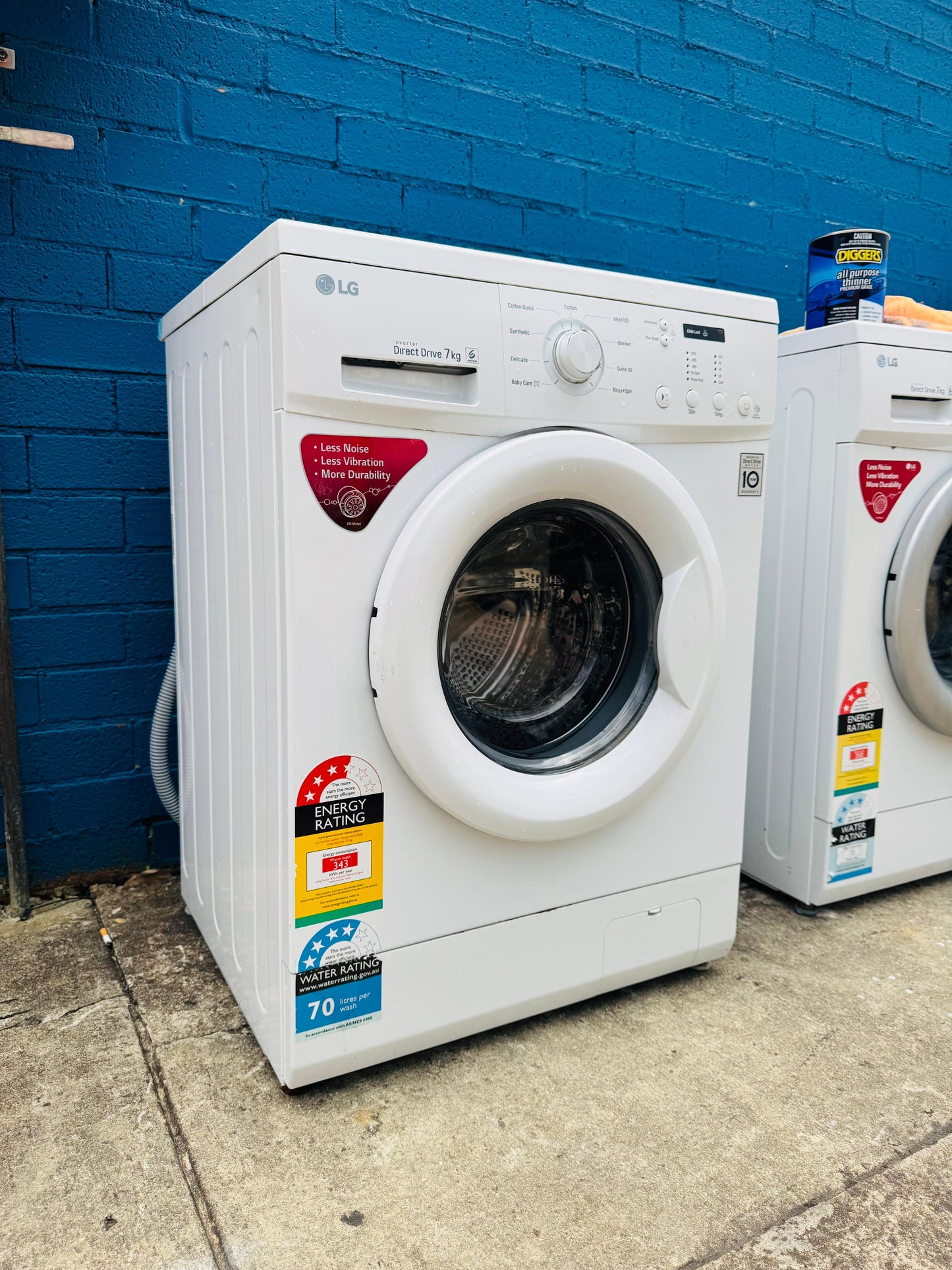 **LG 7KGS FRONT LOADER WASHING MACHINE**