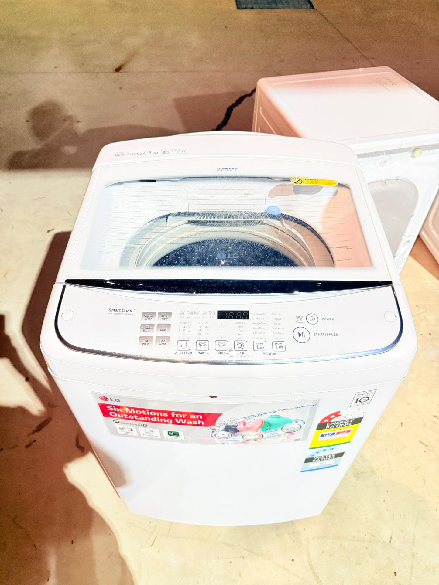 **LG 8.5 KGS TOP LOADER WASHING MACHINE**