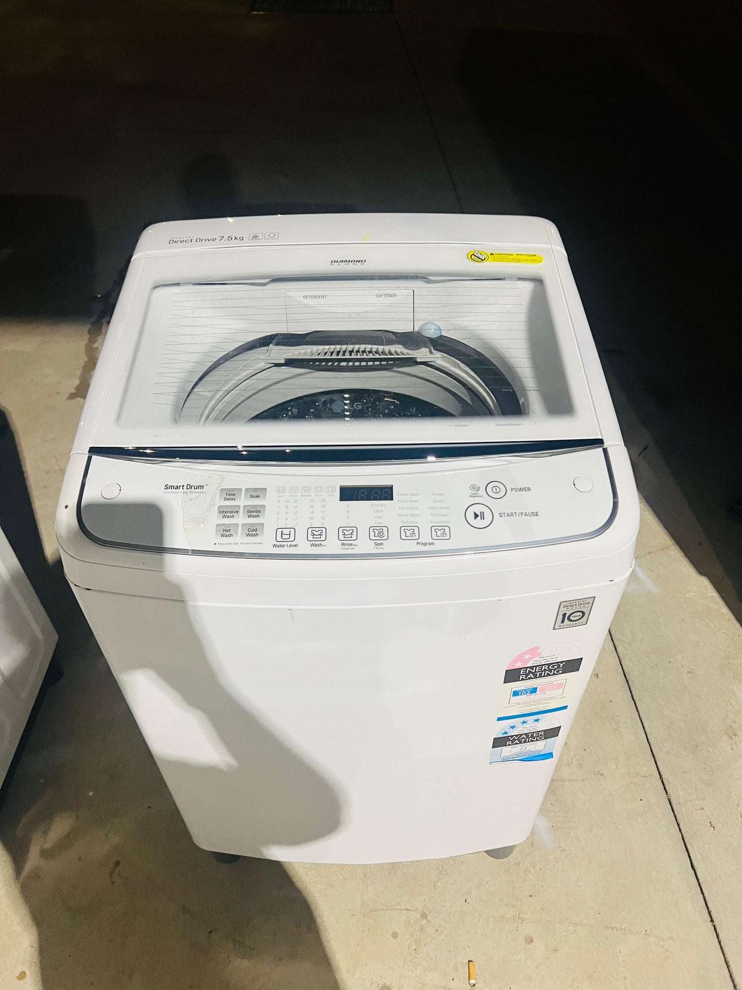 **LG 7.5 KGS TOP LOADER WASHING MACHINE**