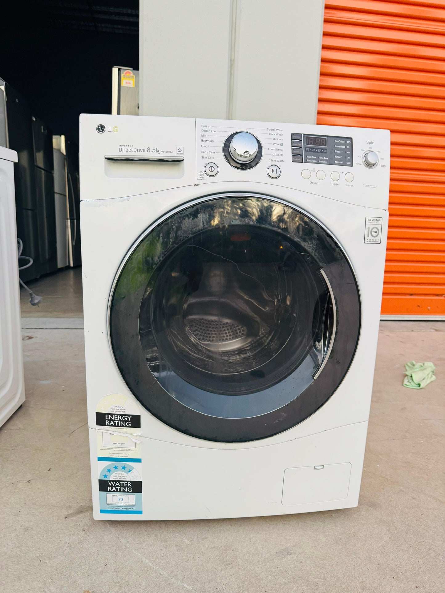 **LG 8.5KGS FRONT LOADER WASHING MACHINE**