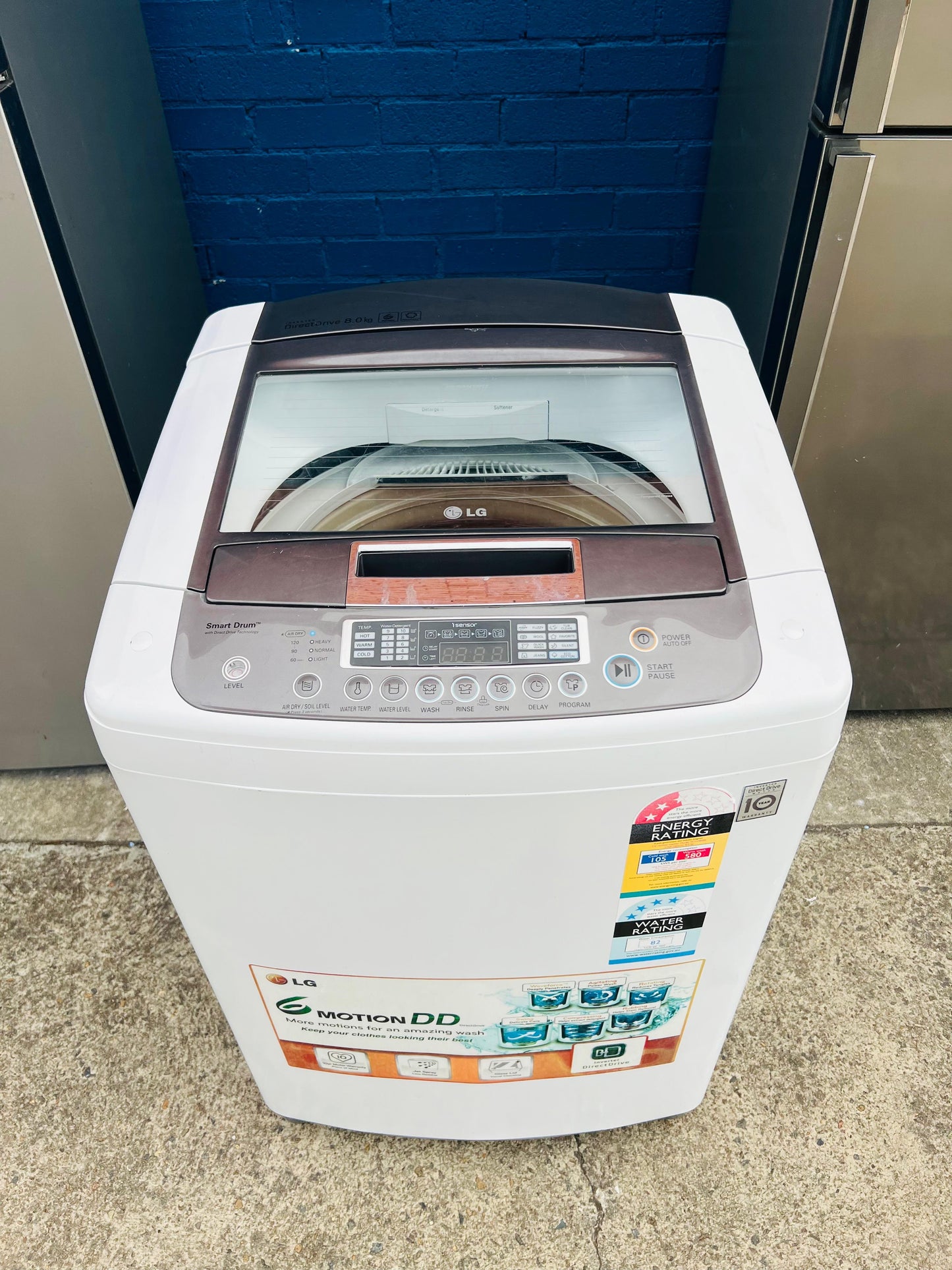 **LG 8KGS TOP LOADER WASHING MACHINE**