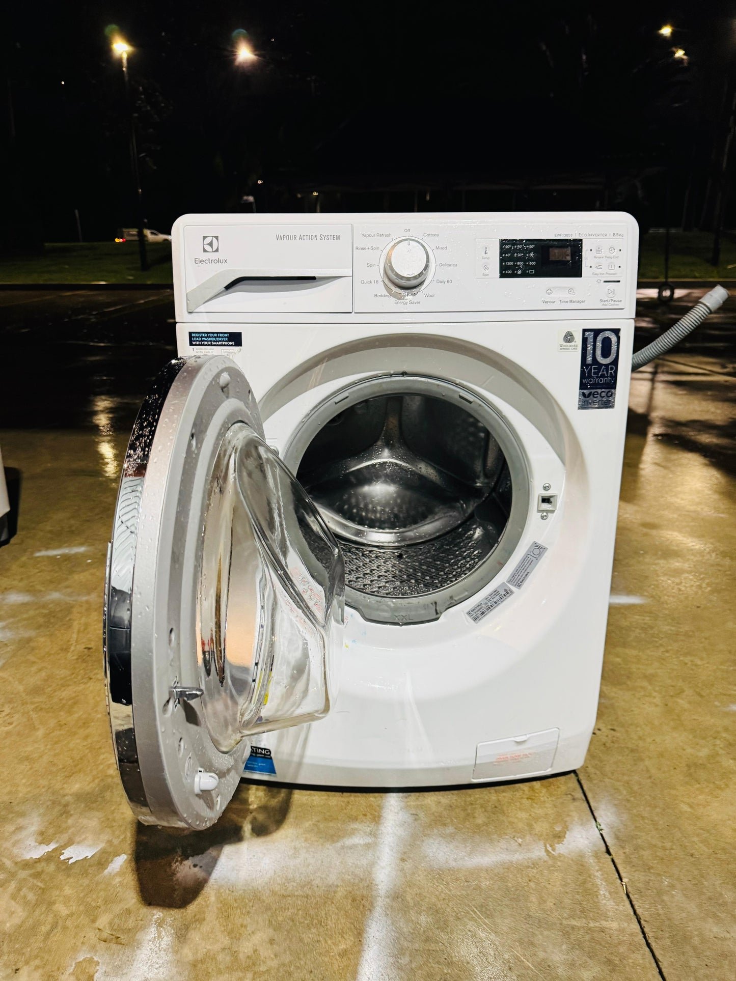 **ELECTROLUX 8.5 KGS FRONT LOADER WASHING MACHINE**