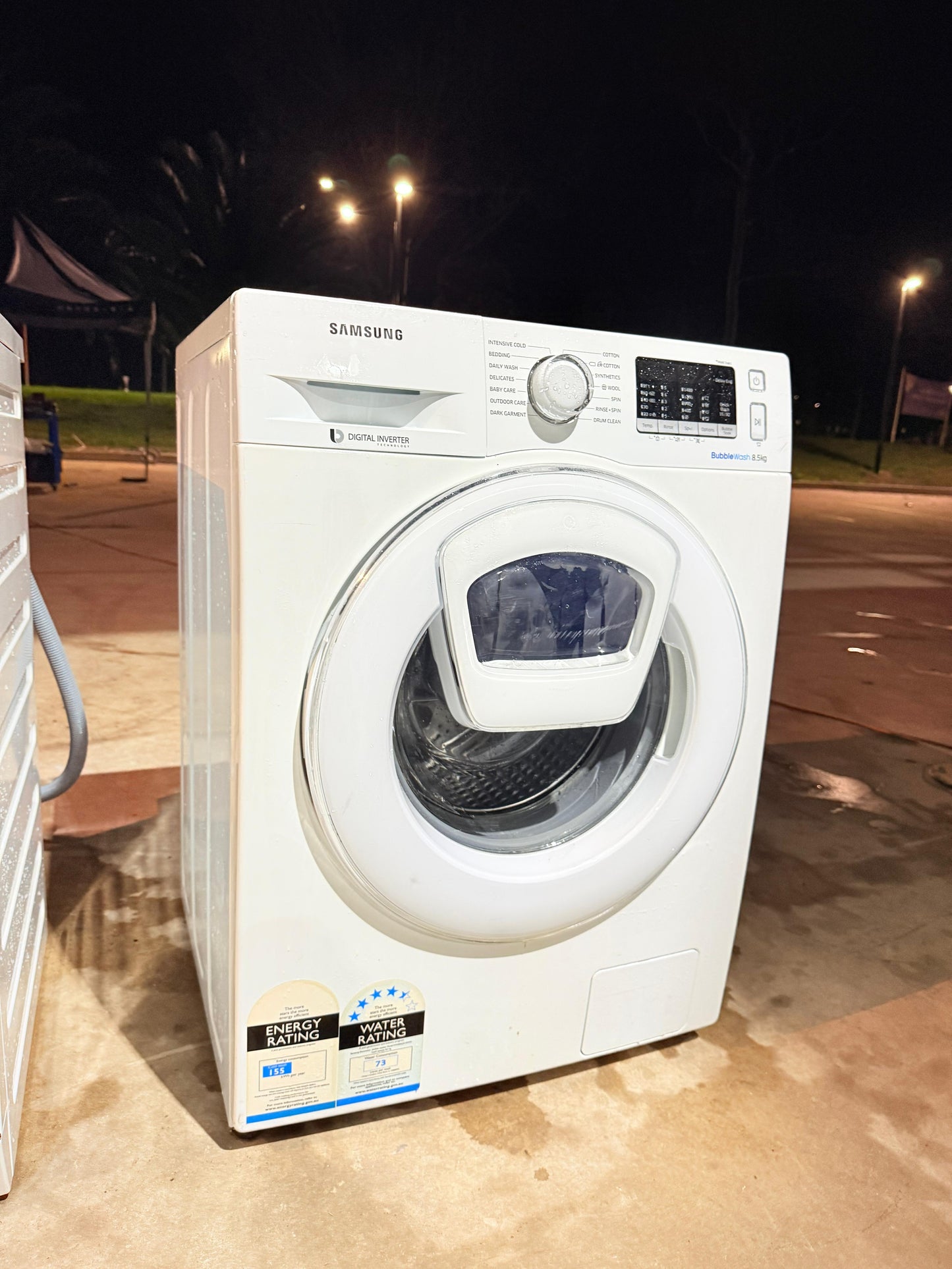 **SAMSUNG 8.5 KGS FRONT LOADER WASHING MACHINE**