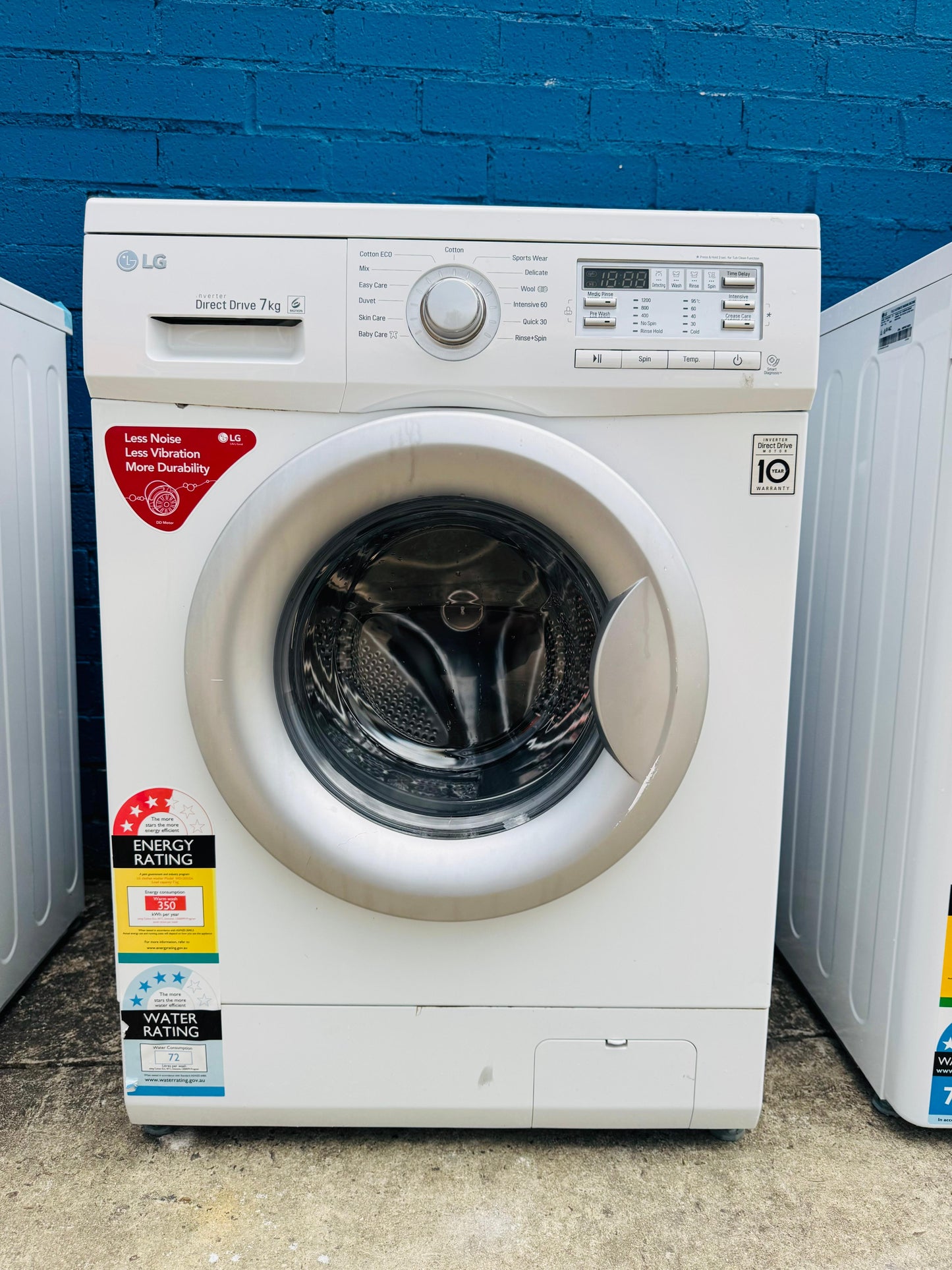 **LG 7KGS FRONT LOADER WASHING MACHINE**