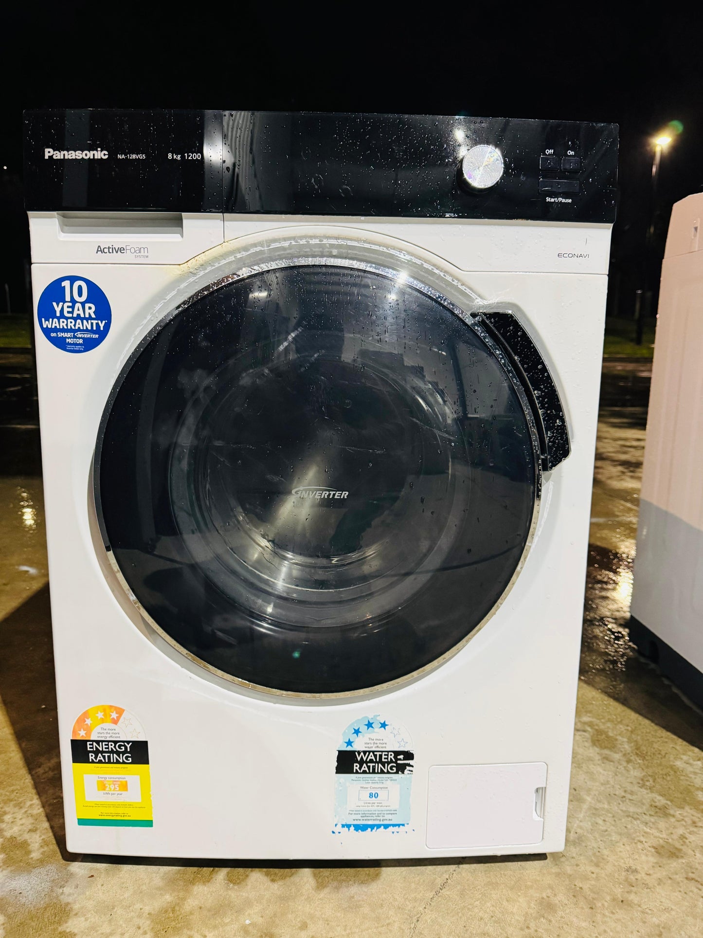 **PANASONIC 8KGS FRONT LOADER WASHING MACHINE**