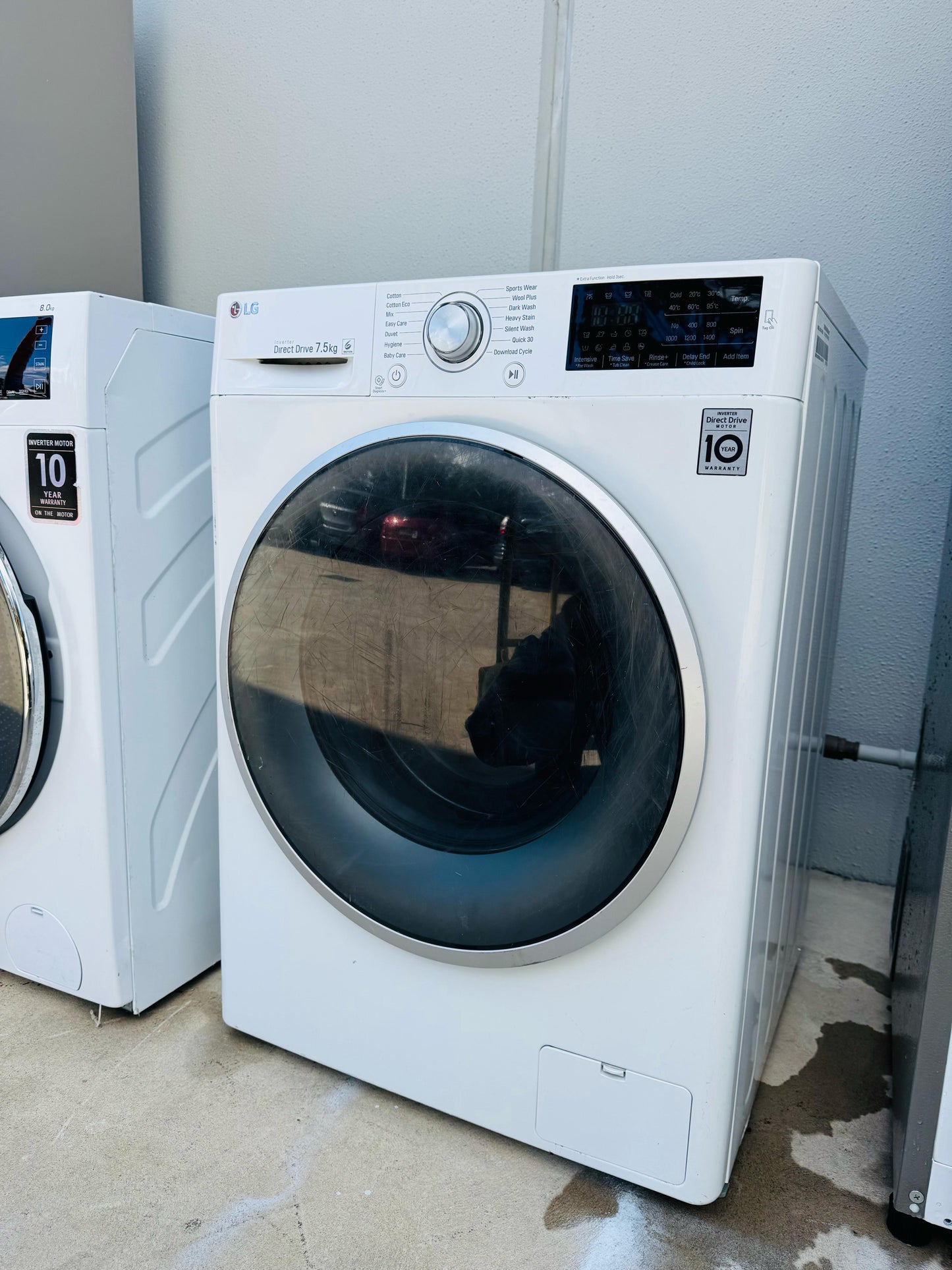 **LG 7.5KGS FRONT LOADER WASHING MACHINE**