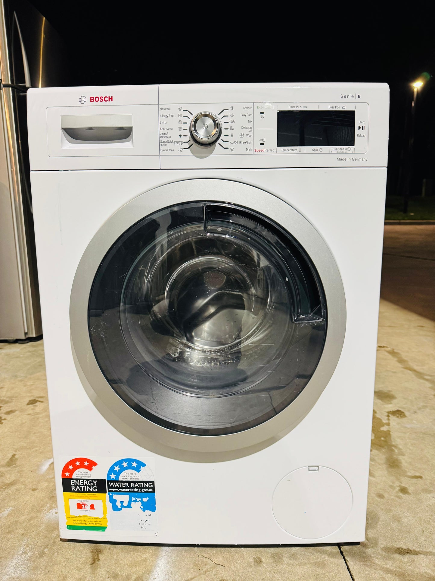 **BOSCH 9KGS FRONT LOADER WASHING MACHINE**