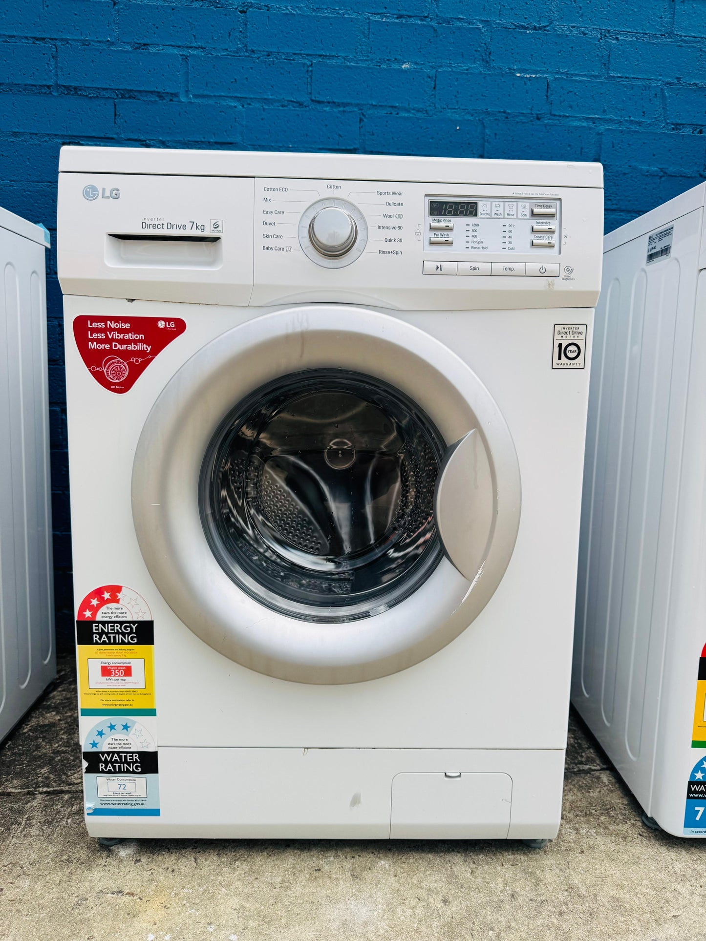 **LG 7KGS FRONT LOADER WASHING MACHINE**