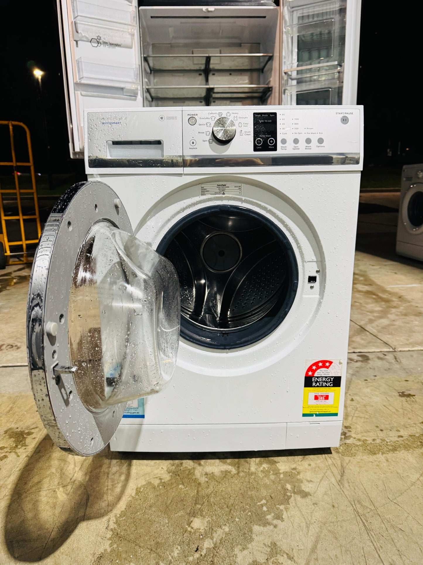 **FISHER & PAYKEL 7.5KGS FRONT LOADER WASHING MACHINE**