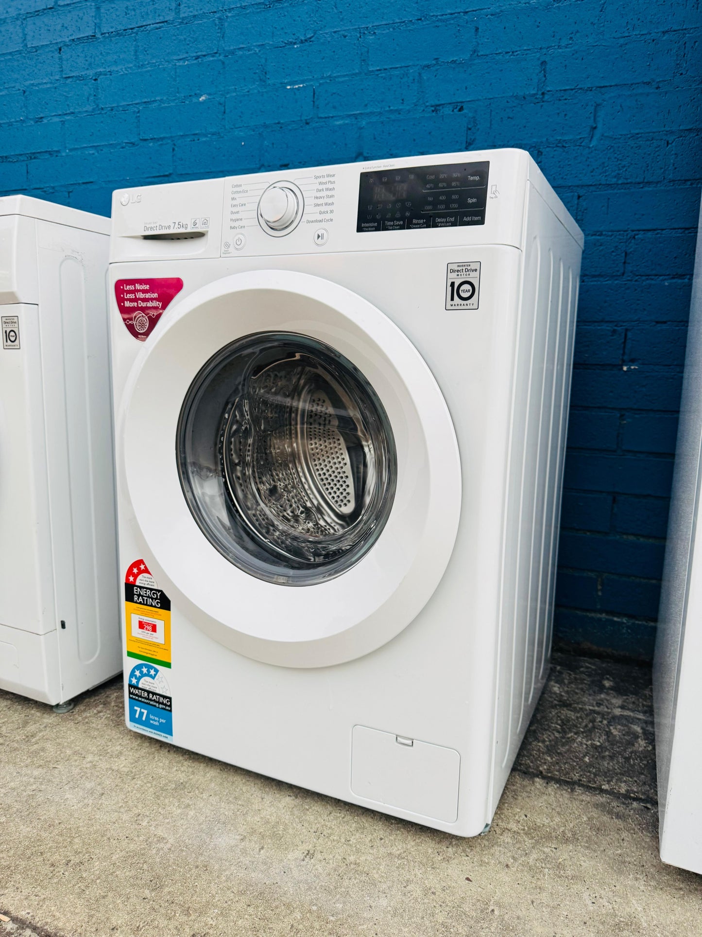 **LG 7.5KGS FRONT LOADER WASHING MACHINE**