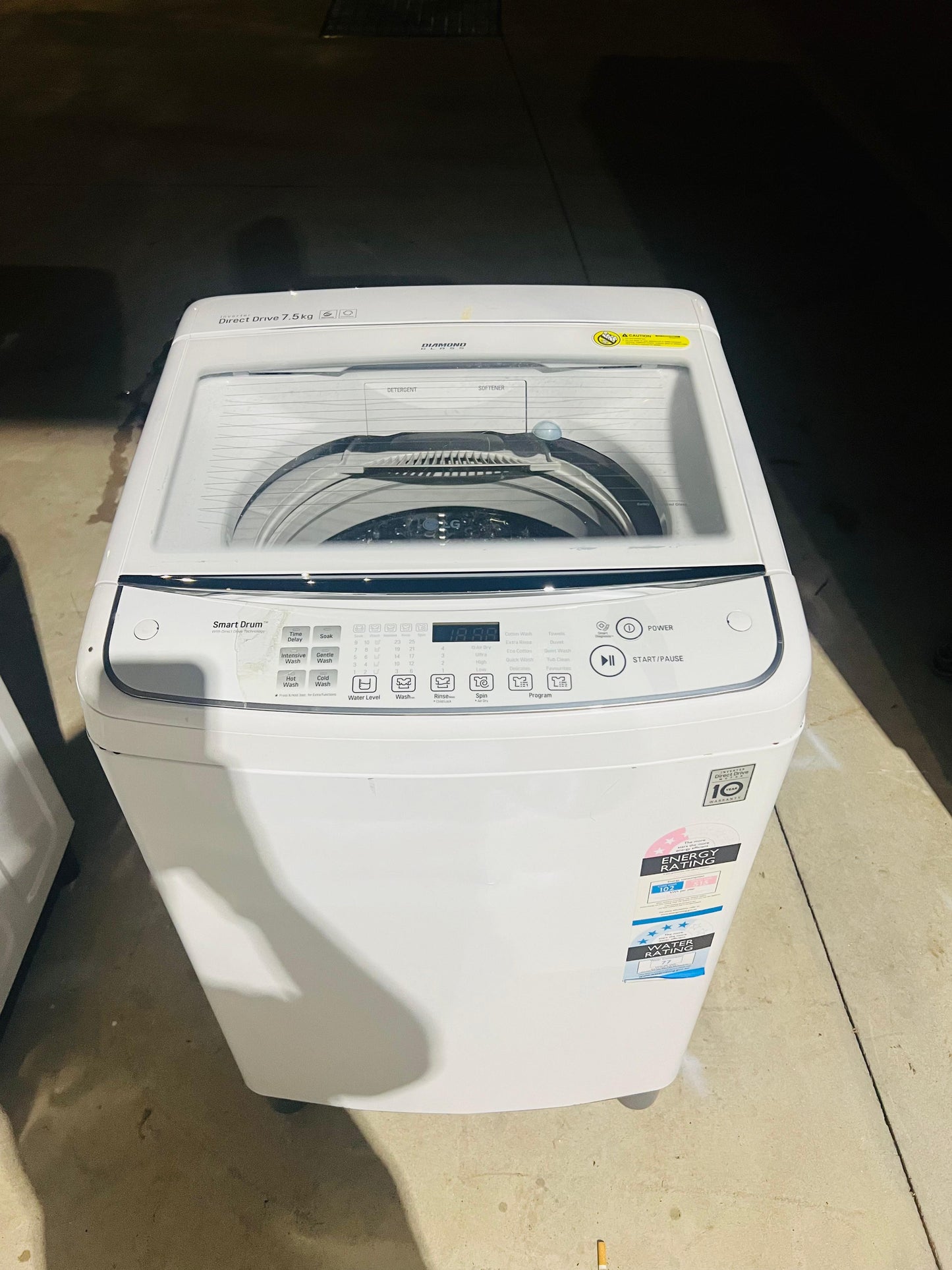 **LG 7.5 KGS TOP LOADER WASHING MACHINE**