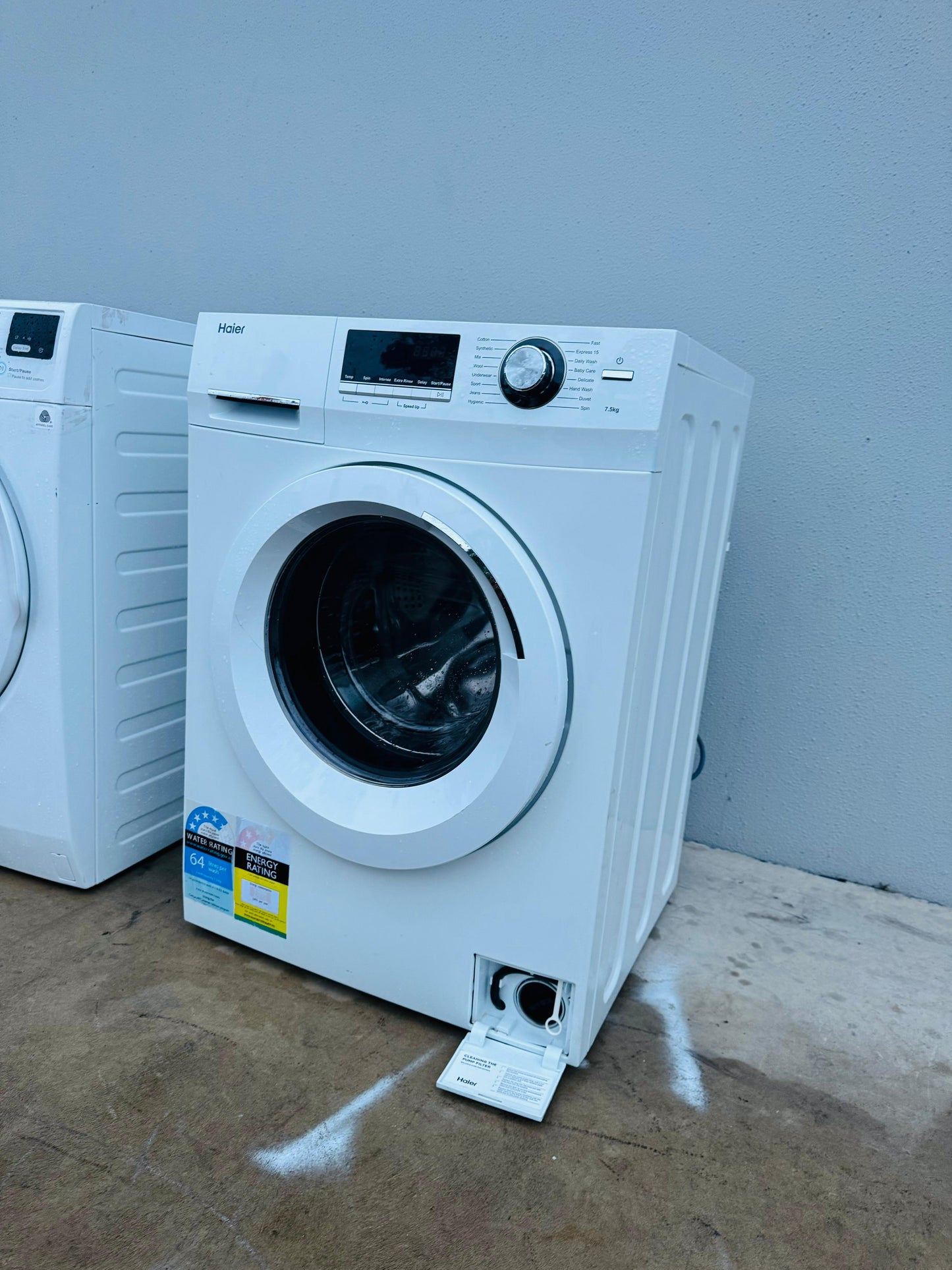 **HAIER 7.5KGS FRONT LOADER WASHING MACHINE**
