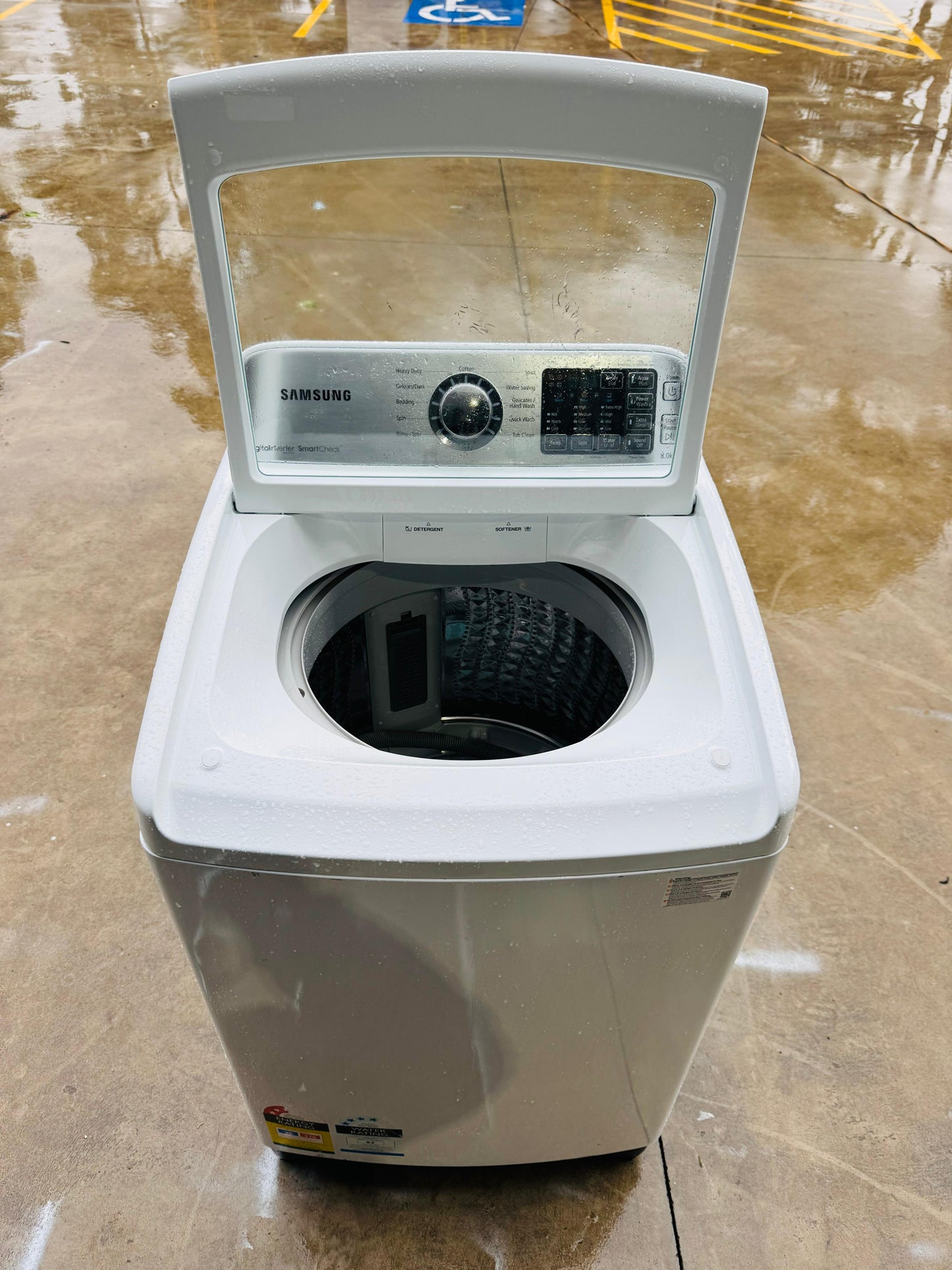 SAMSUNG 8KGS TOP LOADER WASHING MACHINE