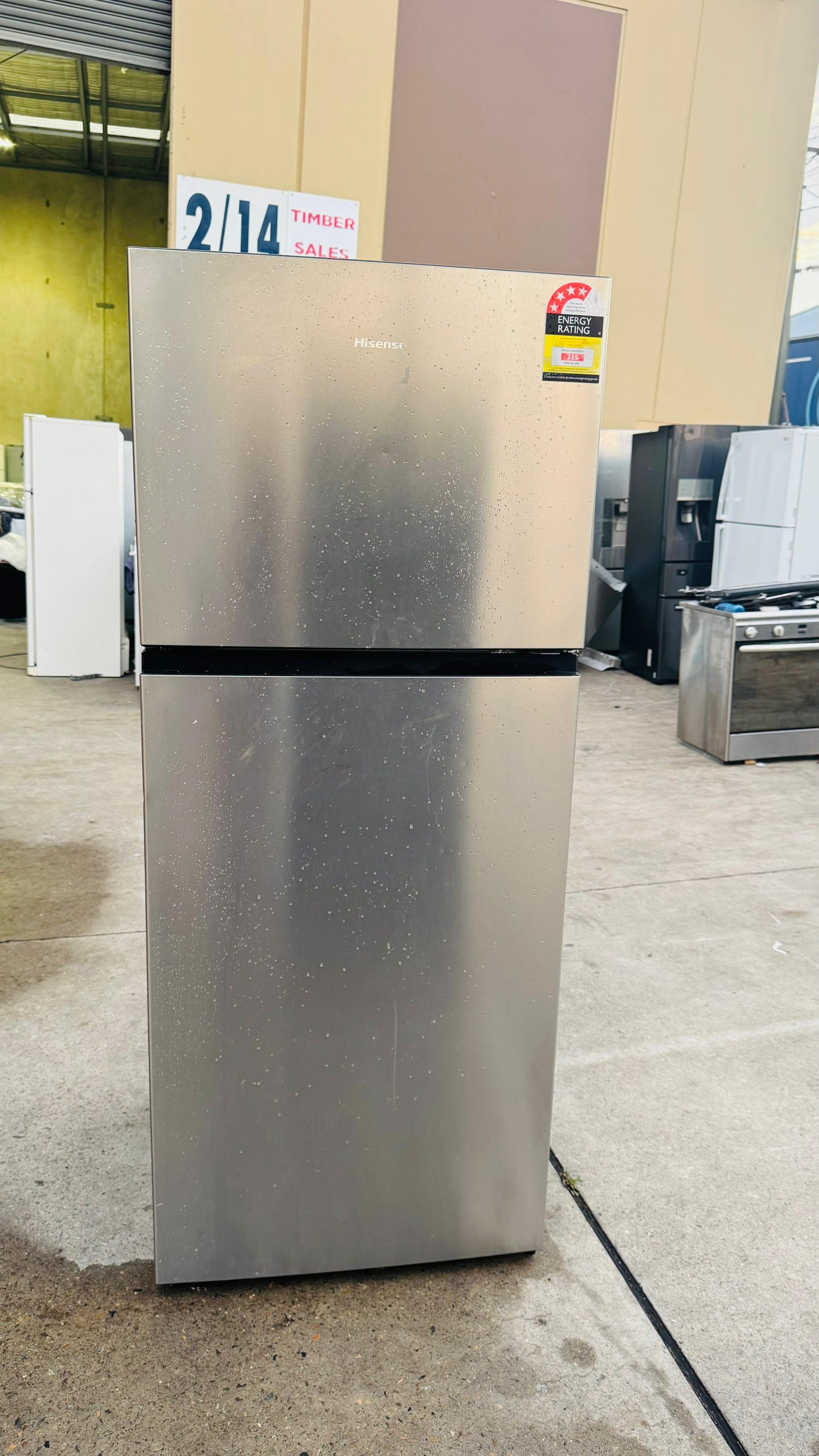 HISENSE 424 LITERS FRIDGE FREEZER
