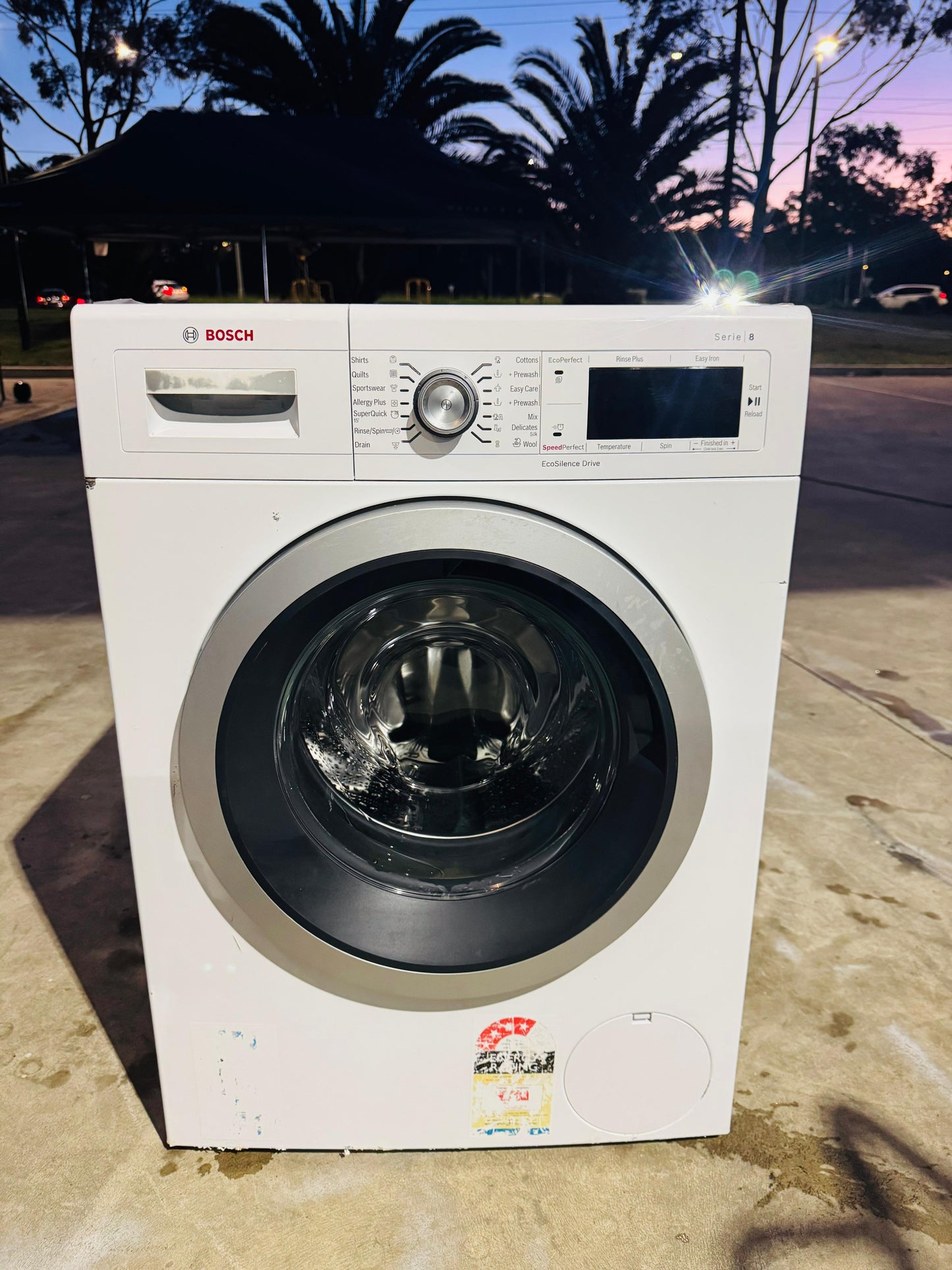 BOSCH 8KGS FRONT LOADER WASHING MACHINE