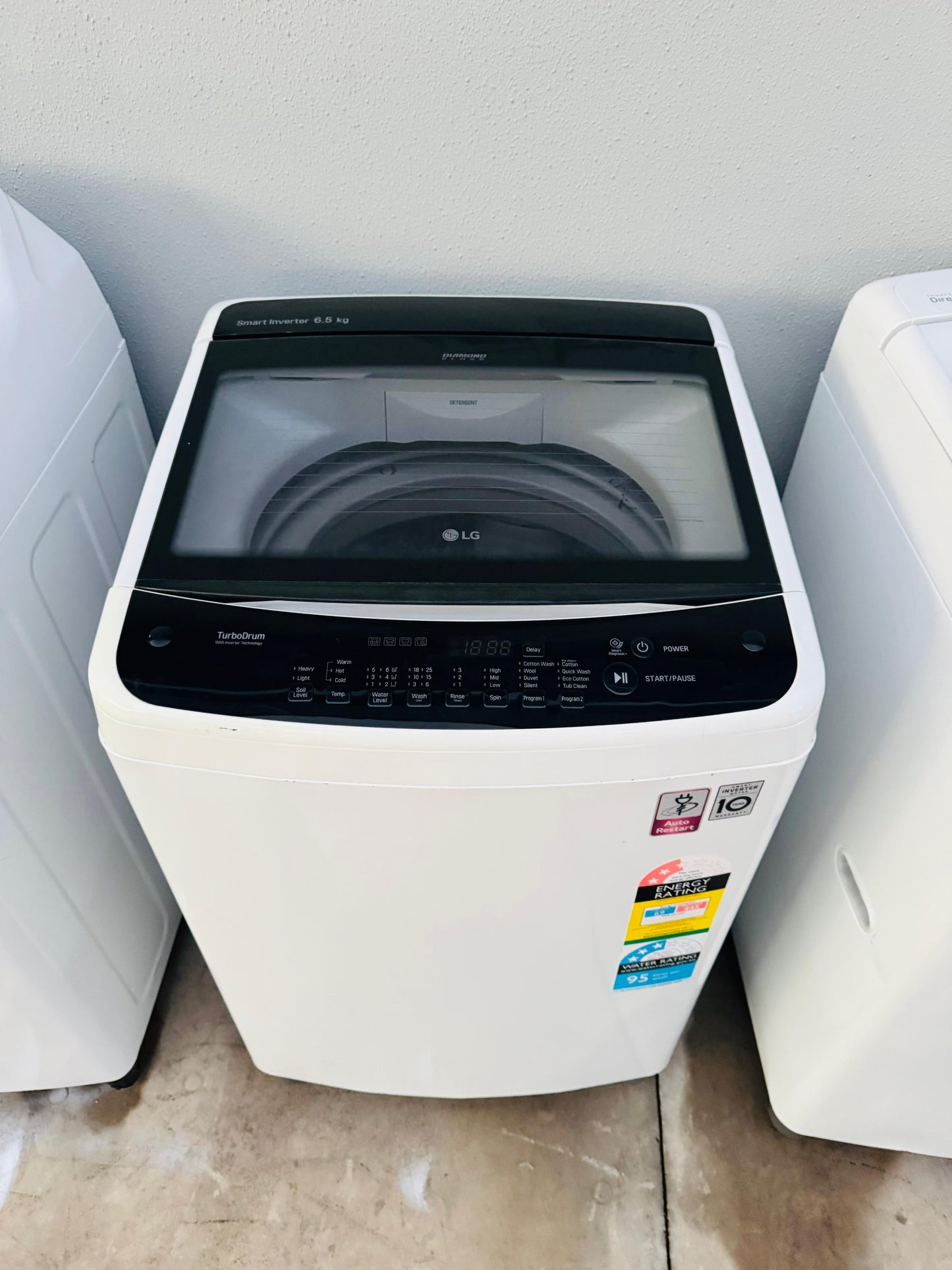 LG 6.5KGS TOP LOADER WASHING MACHINE