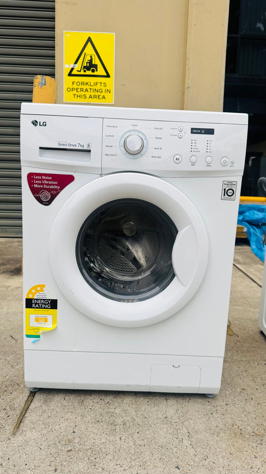 LG 7KGS FRONT LOADER WASHING MACHINE