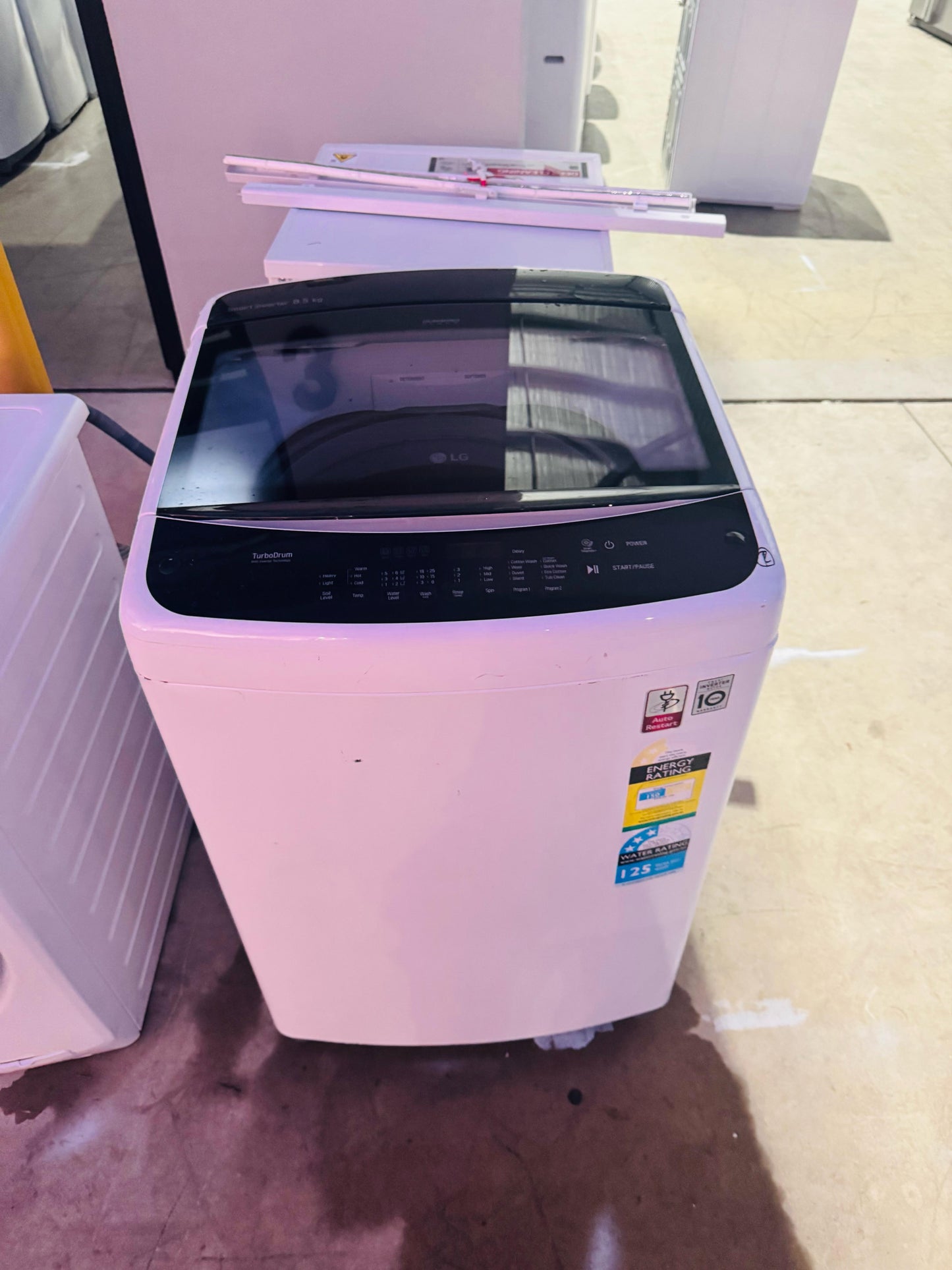 **LG 8.5 KGS TOP LOADER WASHING MACHINE** FREE DELIVERY