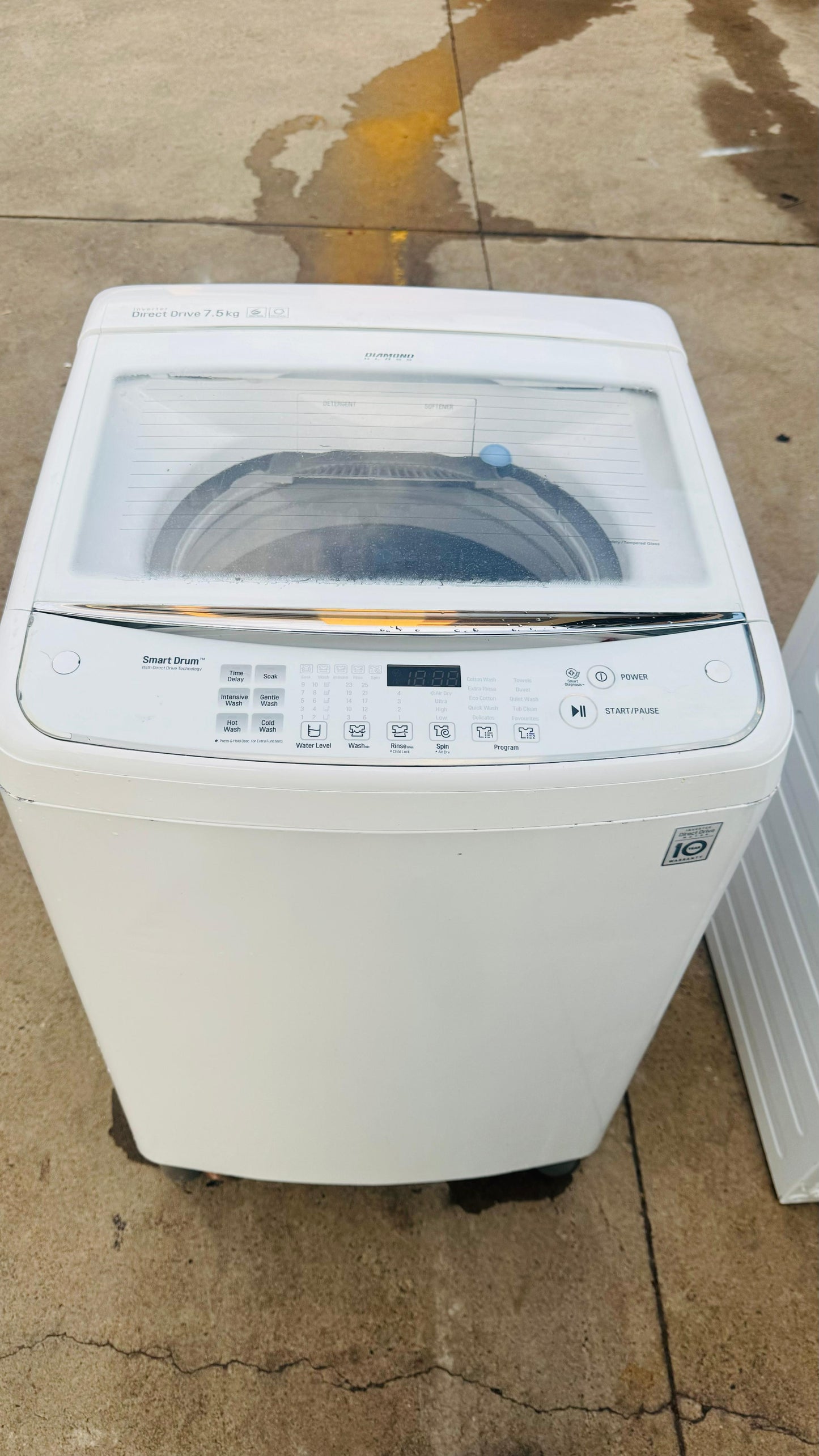 LG 7.5KGS TOP LOADER WASHING MACHINE