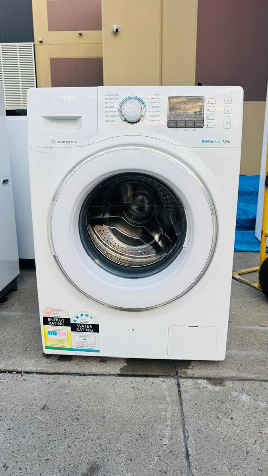 SAMSUNG 7.5KGS FRONT LOADER WASHING MACHINE