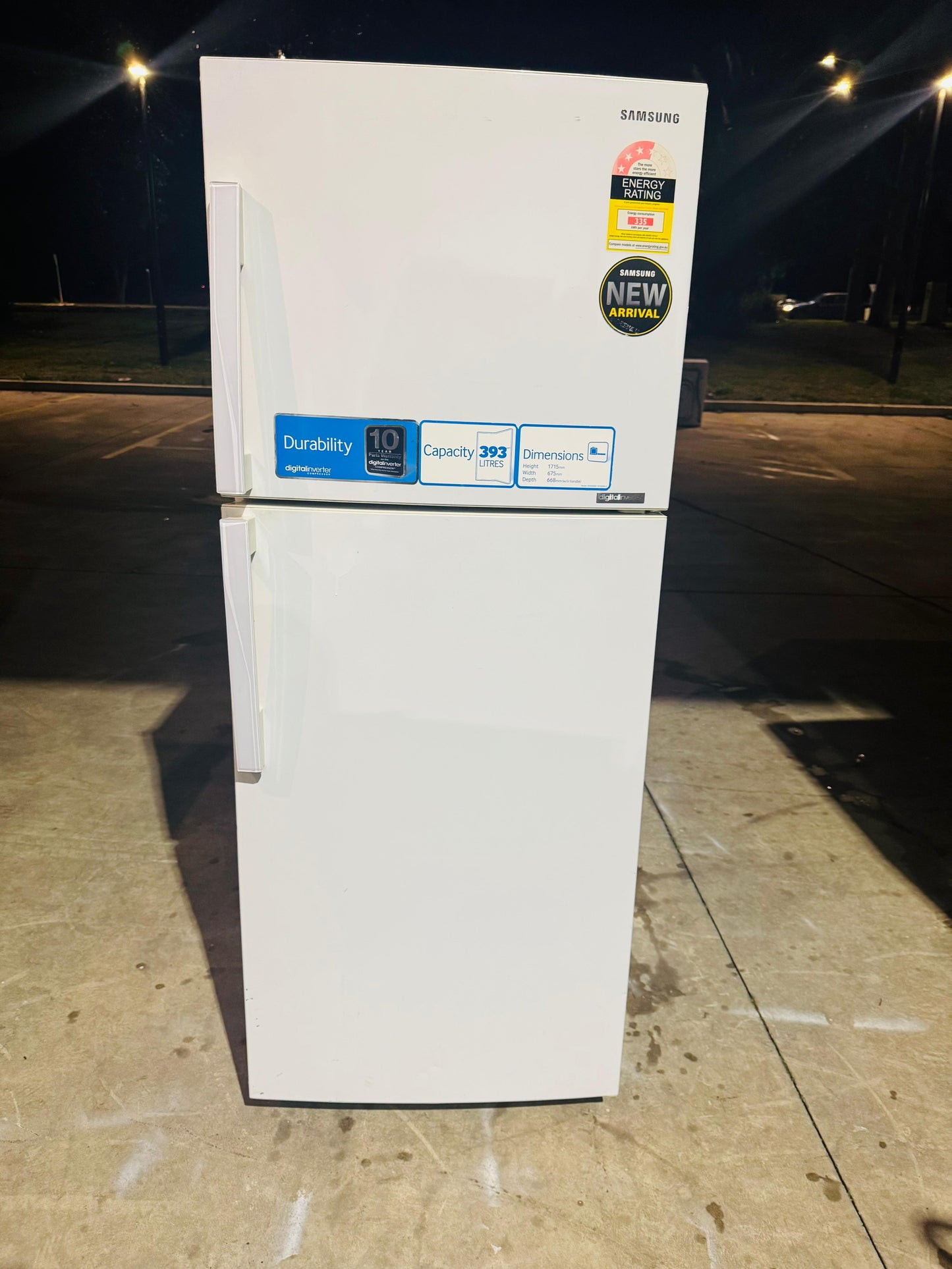 SAMSUNG 393 LITRES FRIDGE FREEZER