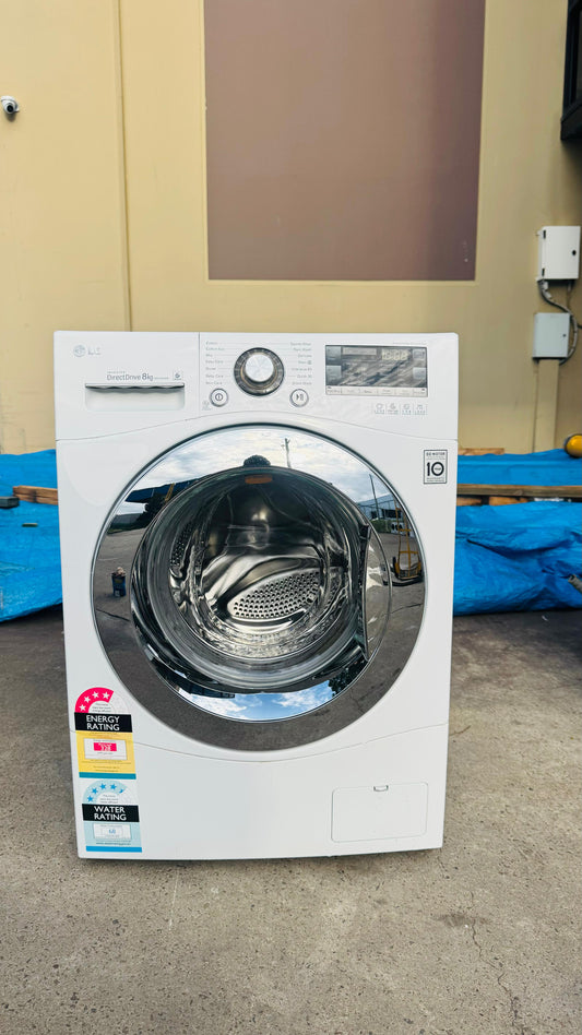 LG 8KGS FRONT LOADER WASHING MACHINE