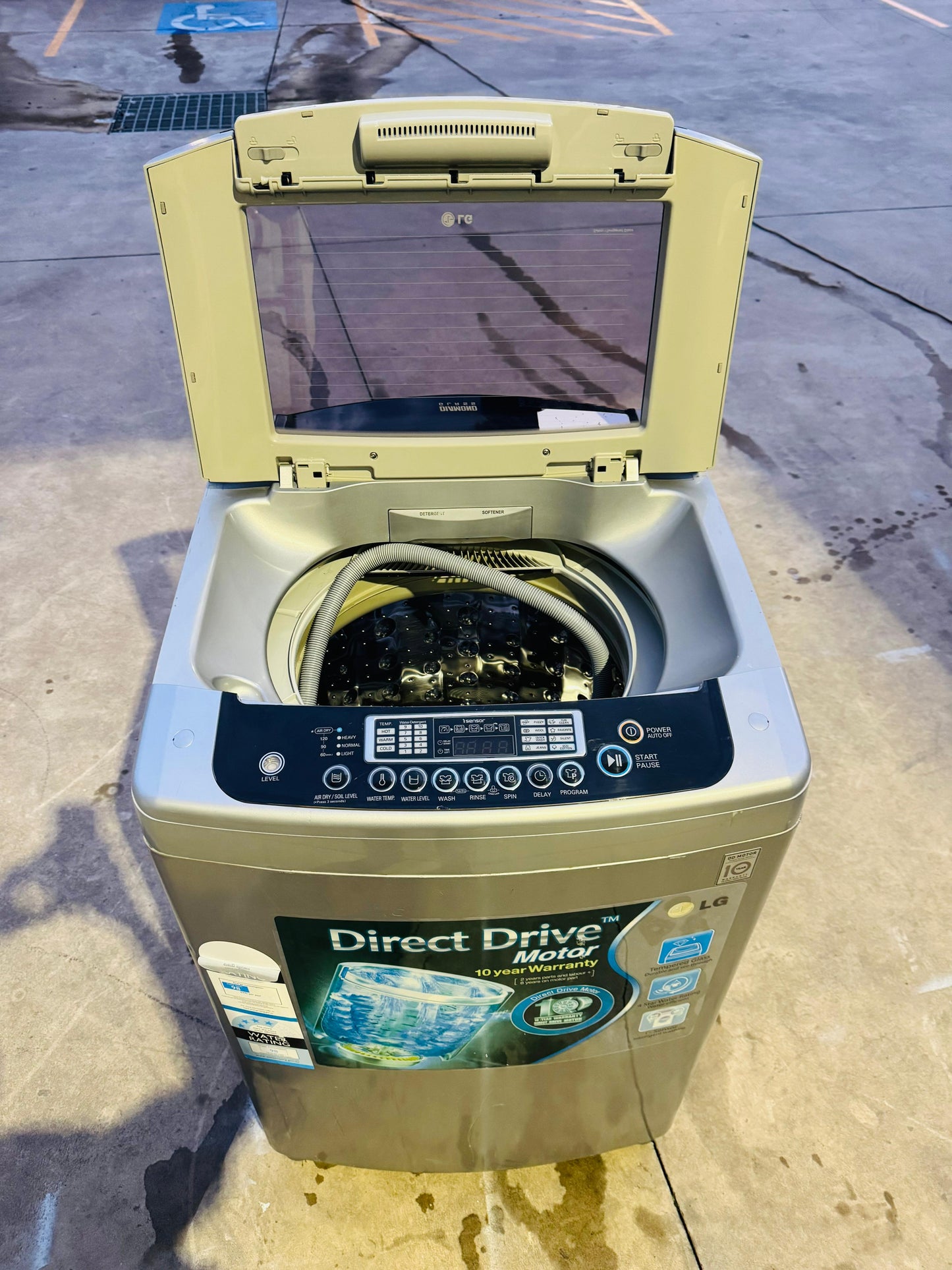 LG 9.5KGS TOP LOADER WASHING MACHINE