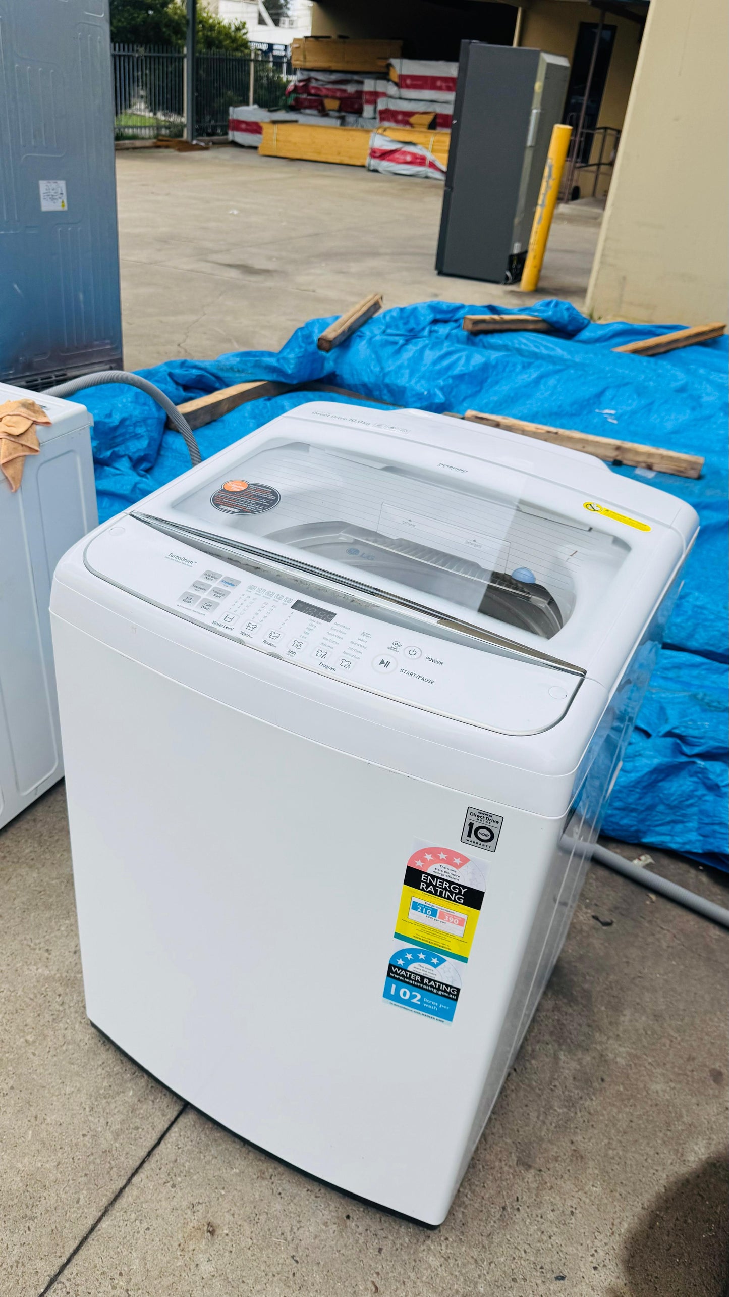 LG 10KGS TOP LOADER WASHING MACHINE
