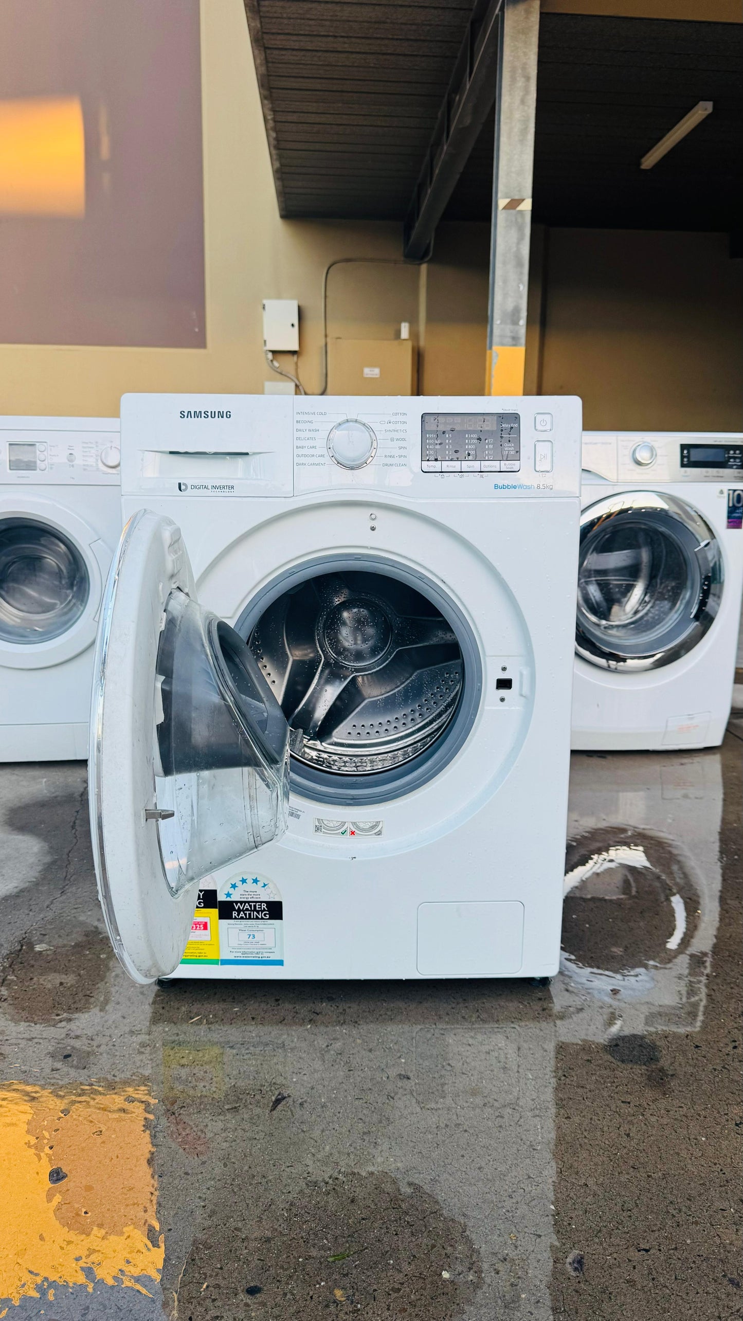SAMSUNG 8.5KGS FRONT LOADER WASHING MACHINE