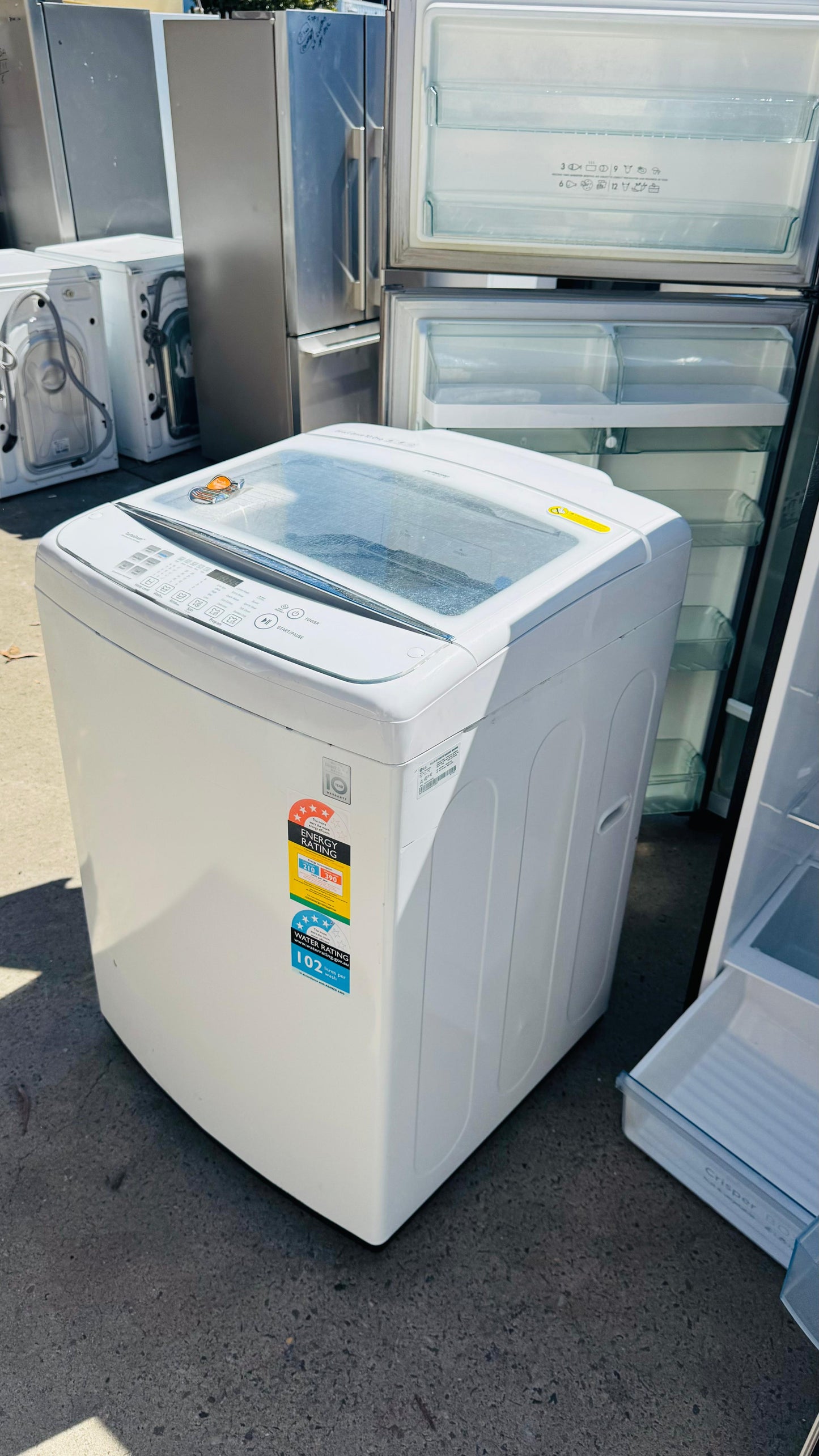 LG 10KGS TOP LOADER WASHING MACHINE