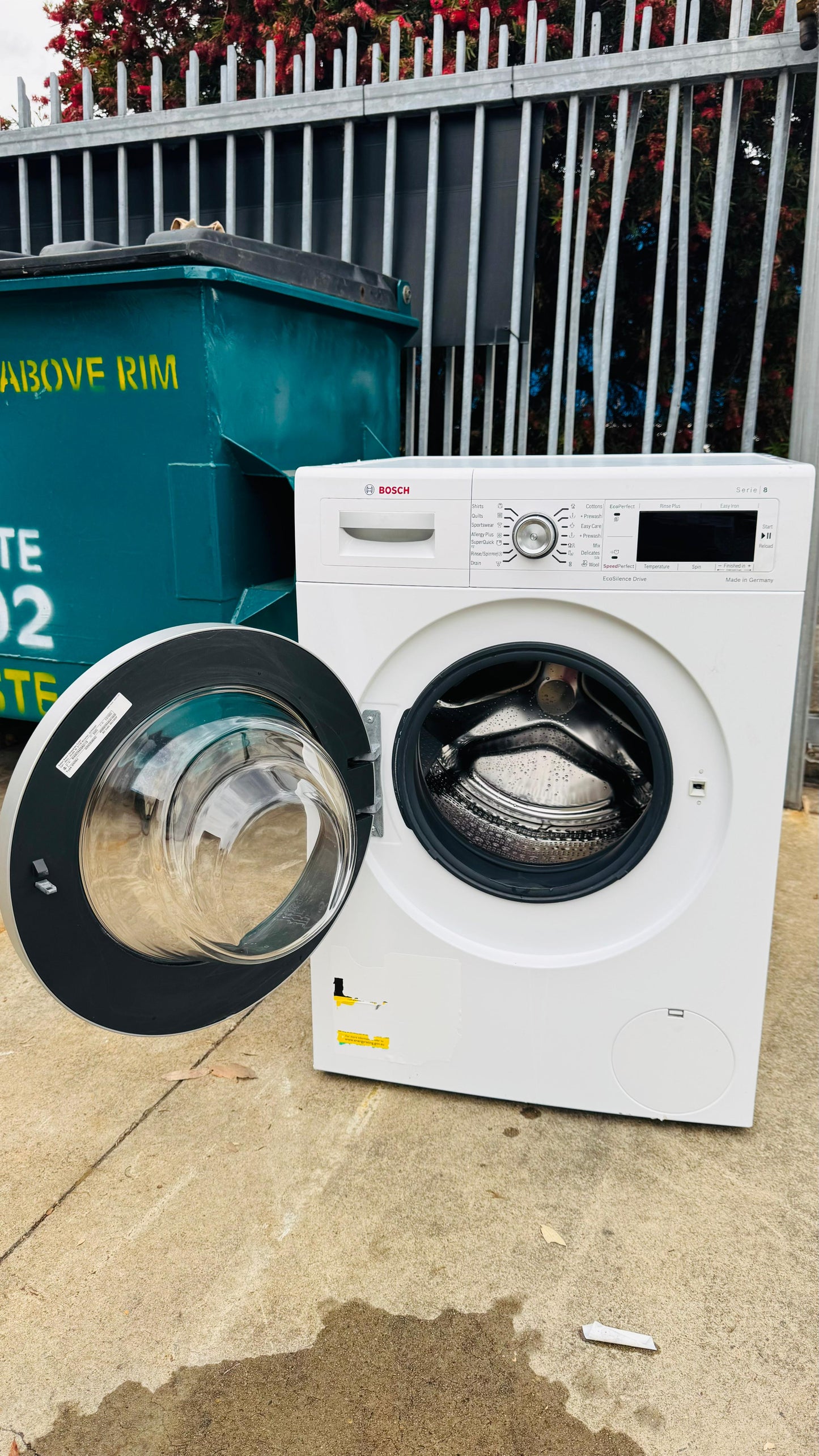 BOSCH 8KGS FRONT LOADER WASHING MACHINE SERIES8